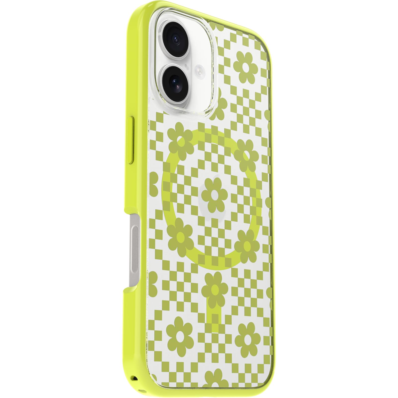 Otterbox Iphone 16 Symmetry Series Clear Case   Daisy Dance (Yellow)