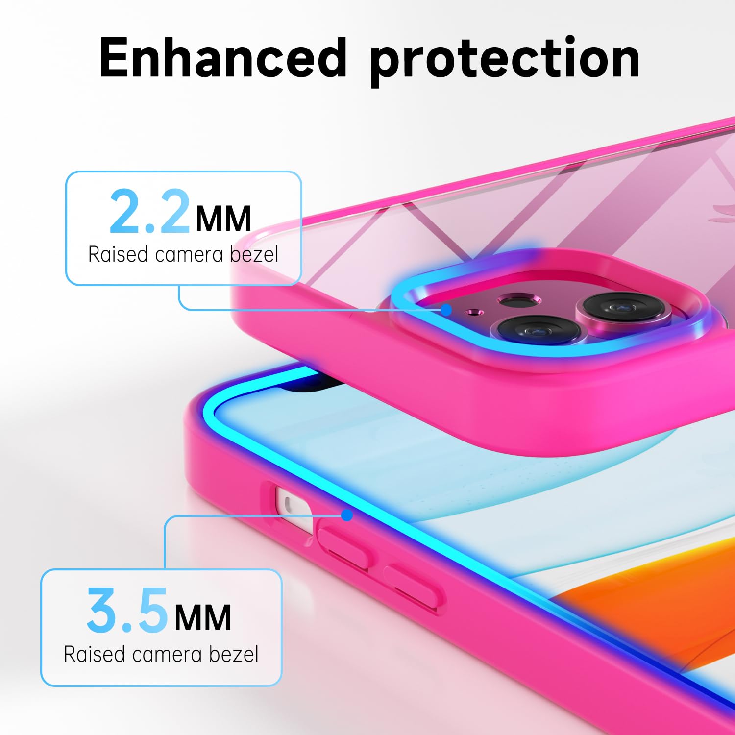 Loeoel For Iphone 11 Case Clear, Transparent Hybrid 11 Case [Hard Plastic & Soft Silicone Bumper] Acrylic Non Yellowing Thin Sli