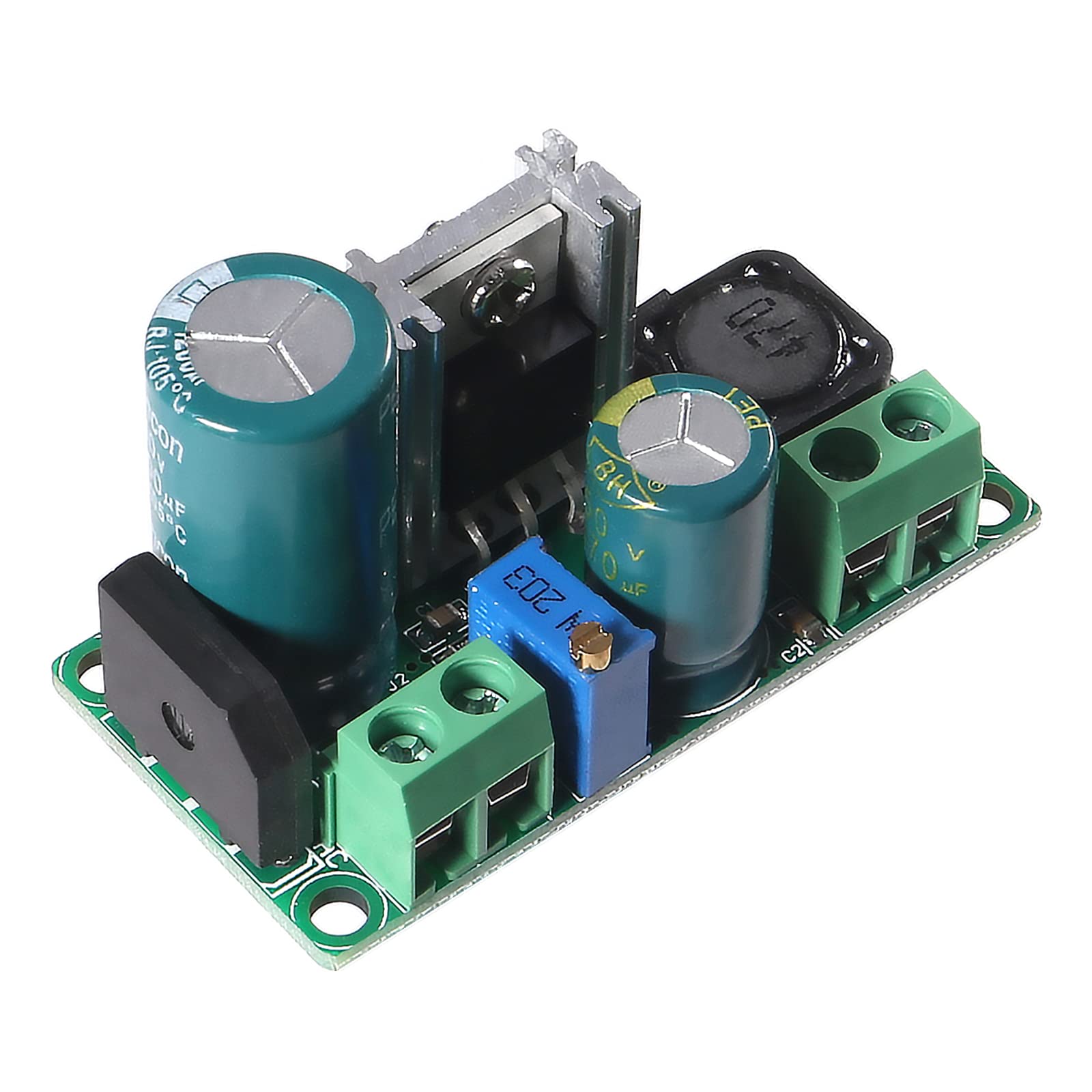 Alinan 8Pcs Ac/Dc To Dc Step Down Buck Converter Ac 5 30V Dc 5 48V 24V 36V 48V To Dc 2.5 35V 12V Voltage Regulator Board 2A Adju