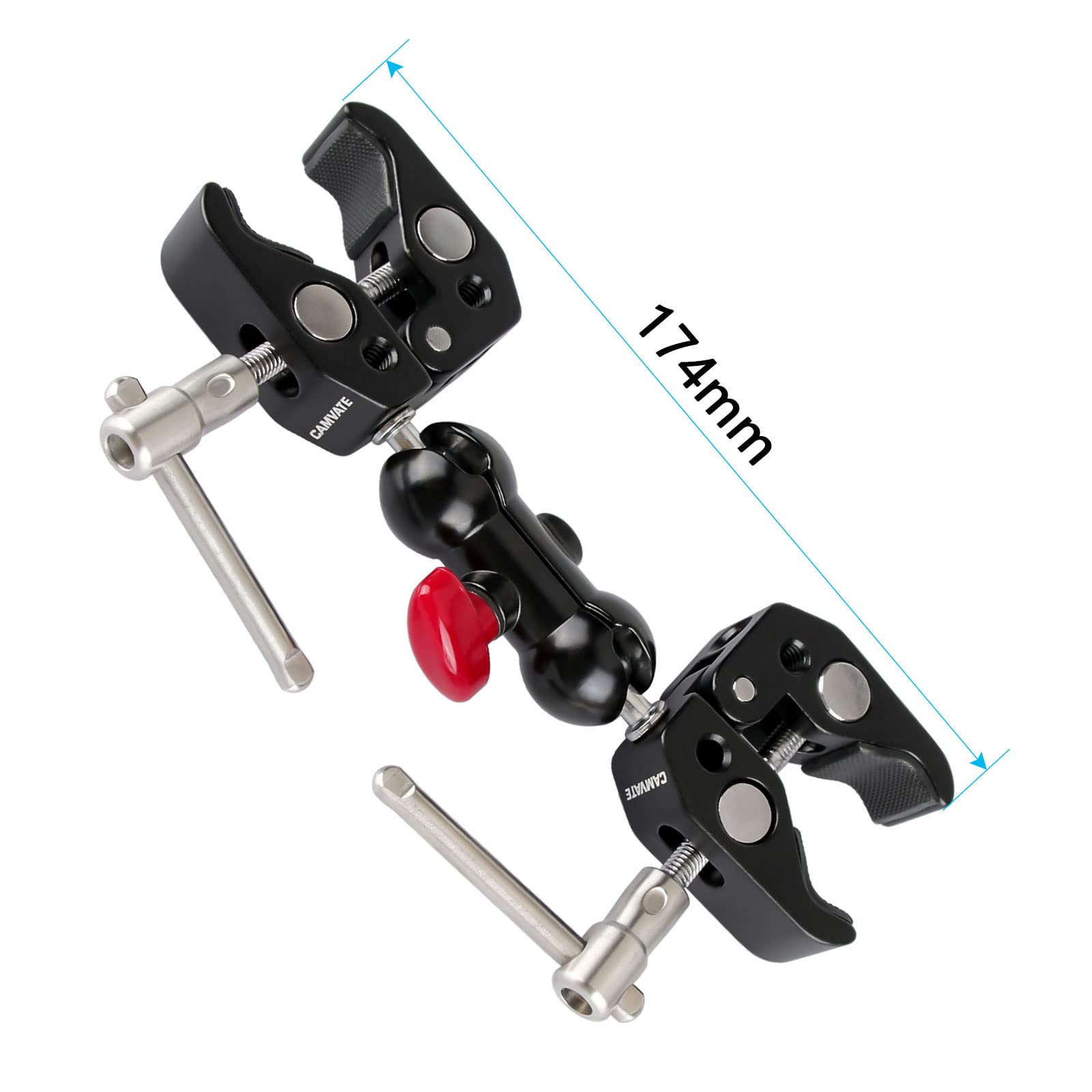 Camvate Articulating Magic Arm With 2Pcs Super Clamp Crab Plier Clip - 1441