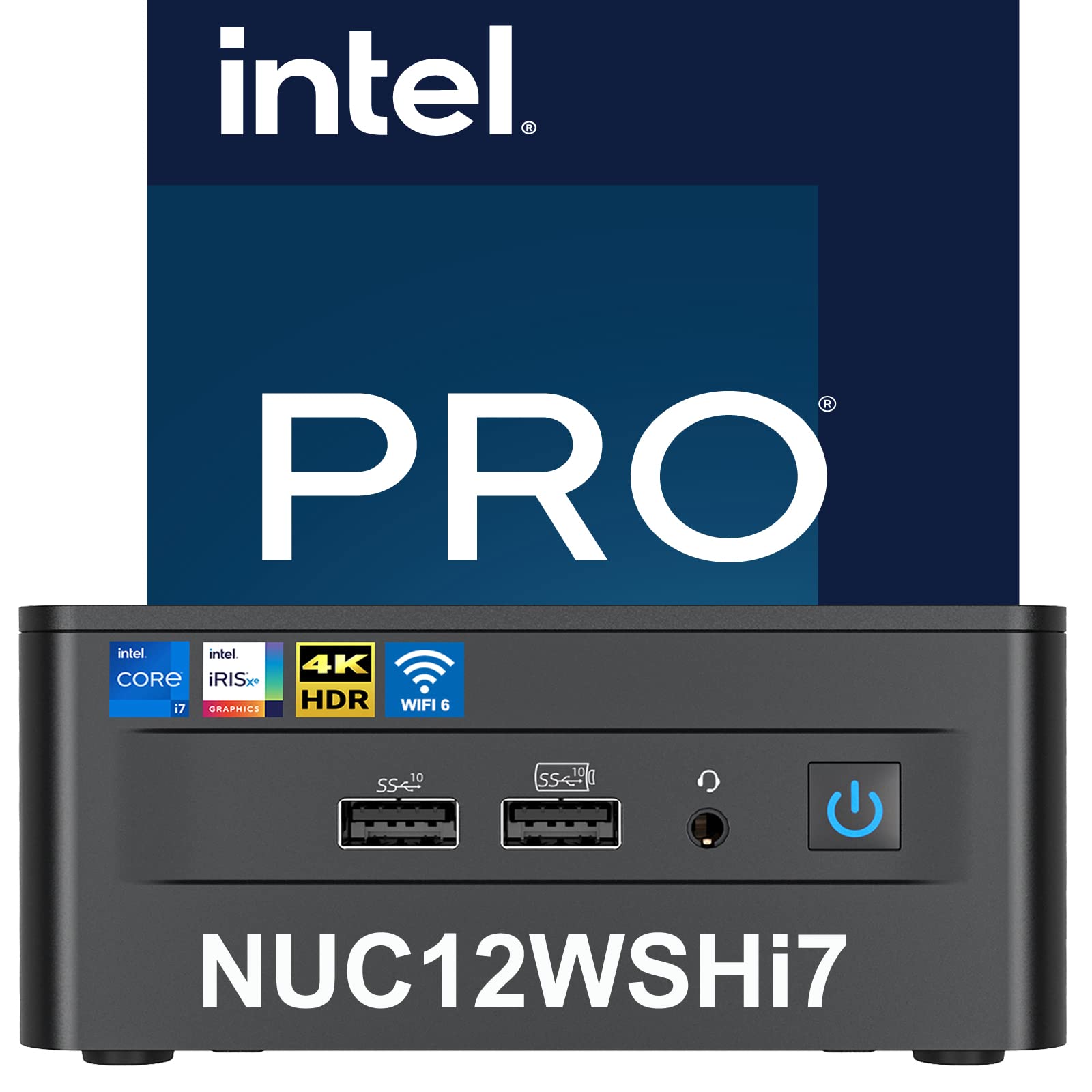 Intel Nuc 12 Mini Pc Kit Nuc12Wshi7 (12 Core I7 1260P 16Gb Ram 512Gb Ssd Iris Xe Graphics) Windows 11 Pro Latest Desktop Compute