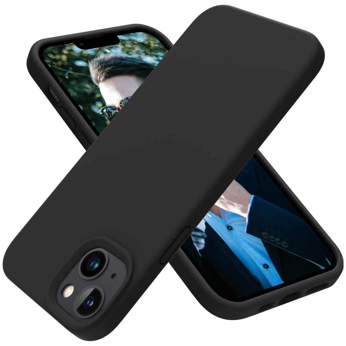Otofly Designed For Iphone 14 Case, Silicone Shockproof Slim Thin Phone Case For Iphone 14 6.1 Inch (Black)