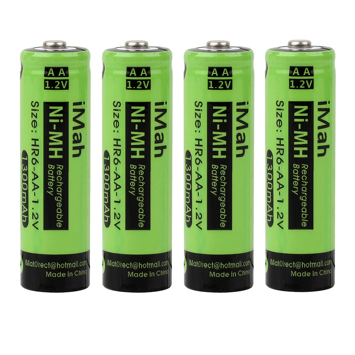 Imah Aa Rechargeable Batteries For Solar Lights 1.2V 1300Mah Ni Mh, Also Work With Garden Lamps, Remotes, Mice And Other Househo