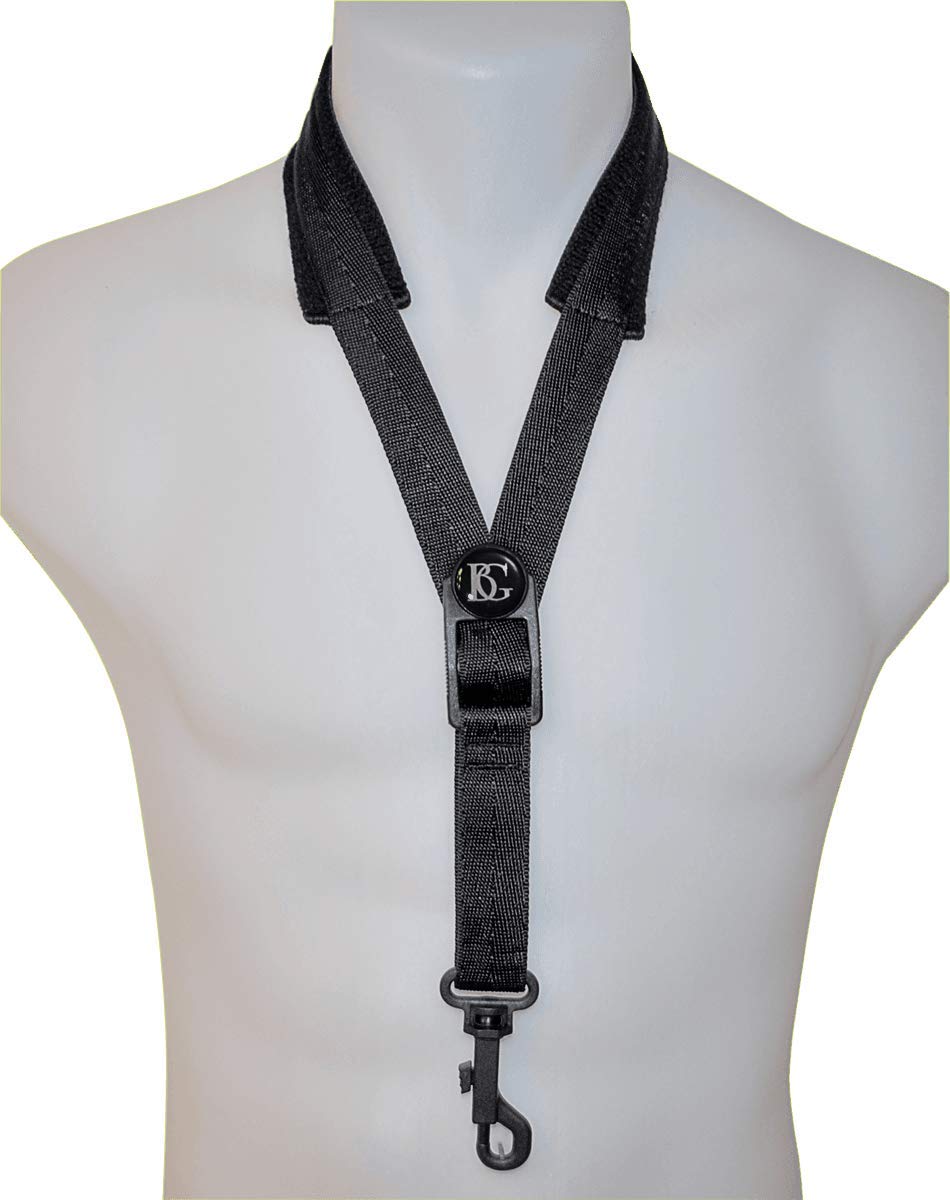 Bg S14Sh Alto/Tenor Saxophone Comfort Strap With Snap Hook