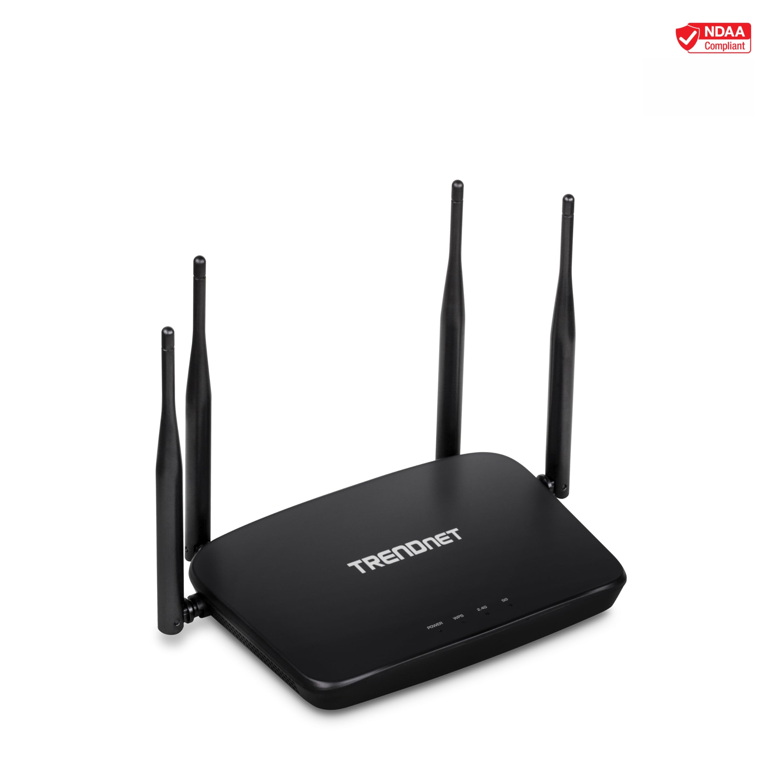 Trendnet Ac1200 Dual Band Wifi Router, Tew 831Dr, Gigabit Wan Port, 4 X 5Dbi Antennas, Wireless Ac 867Mbps, Wireless N 300Mbps,