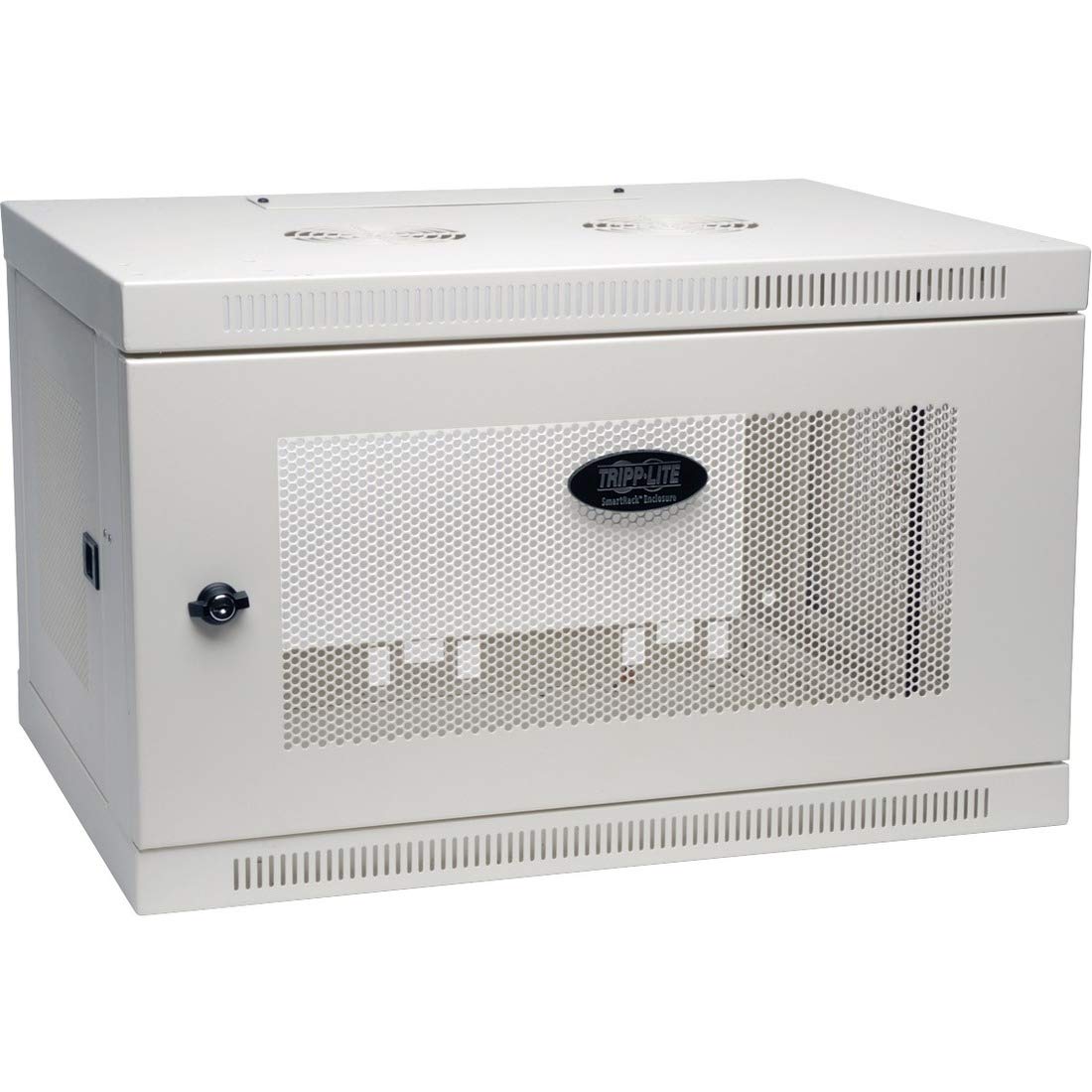 Tripp Lite 6U Wall Mount Rack Enclosure Server Cabinet SRW6UW 16.5" Deep Alloy Steel White