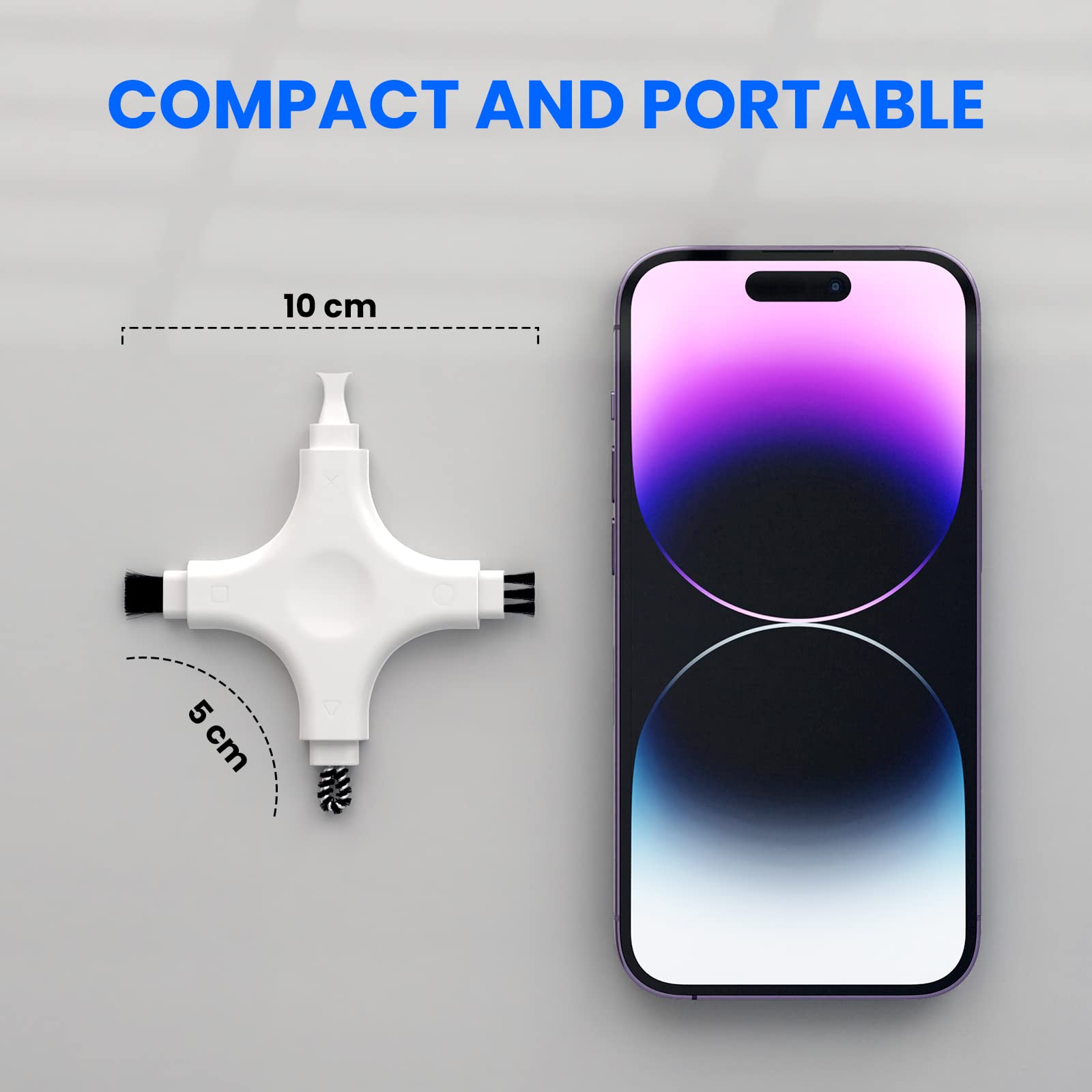 Codogoy Iphone Cleaning Kit Port Cleaner Repair & Restore Tool Soft Brush Cleaning Tool Fit For All Devices