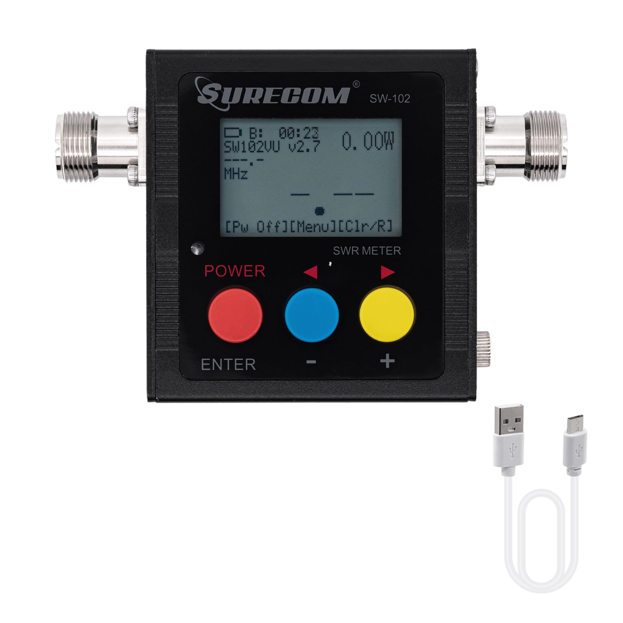 Surecom Gam3Gear Sw 102S So239 Connector Digital Vhf Uhf 125 525Mhz Power & Swr Meter