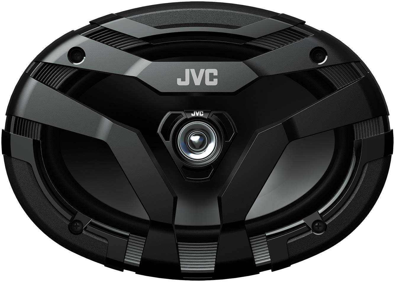 Jvc Cs Df6920 Drvn Series 6X9 Inch 2 Way 400 Watt Car Speakers (Coaxial)   Set Of 2 (Black) With Powerful Sound And Tough Lookin