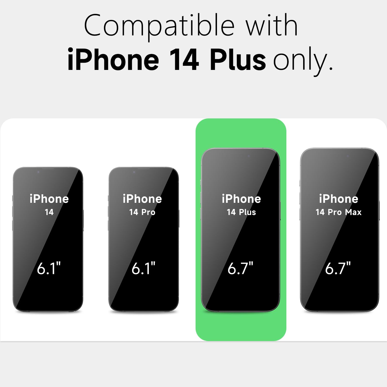 Loeoel For Iphone 14 Pro Case Clear, Transparent Hybrid 14 Pro Phone Case [Hard Plastic & Soft Silicone Bumper] Acrylic Non Yell