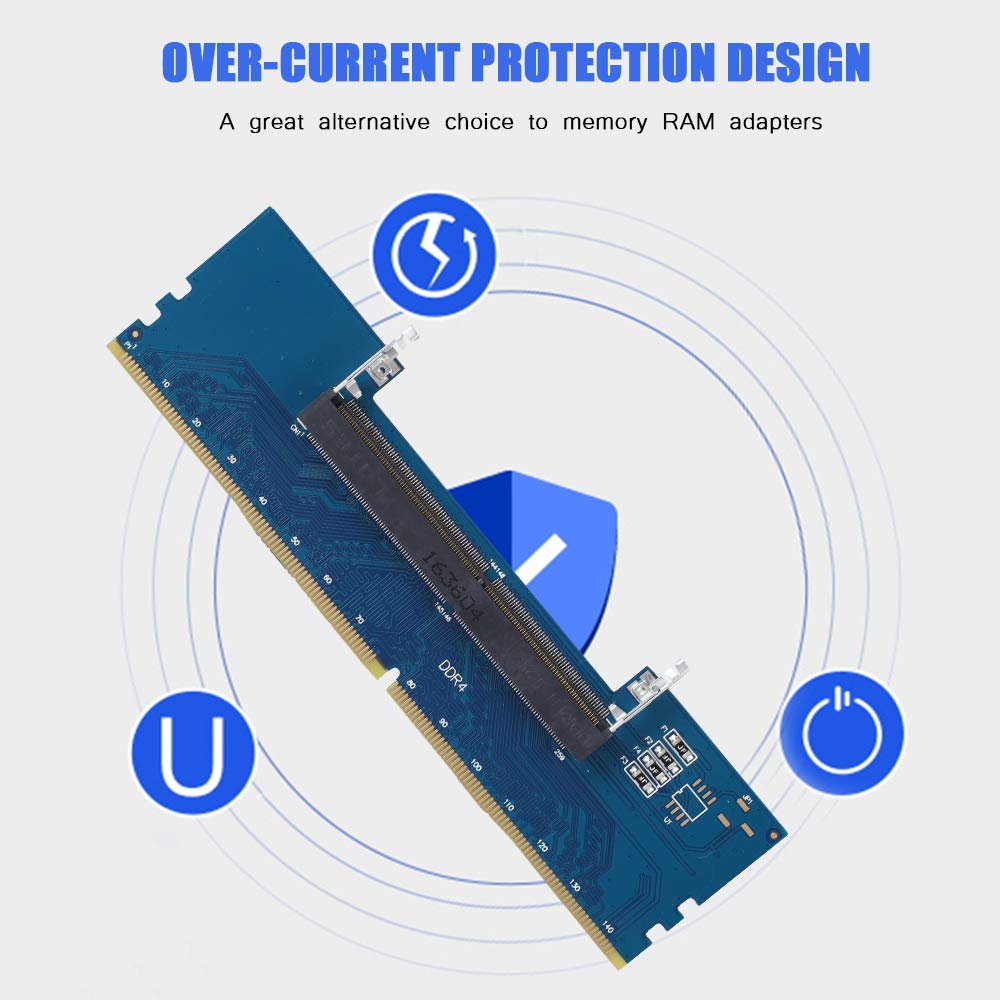 Laptop Ddr4 Ram Adapter Card Ddr4 So Dimm To Dimm Memory Ram 4-Layered Pcb Design Desktop Dimm Memory Ram Connector Card