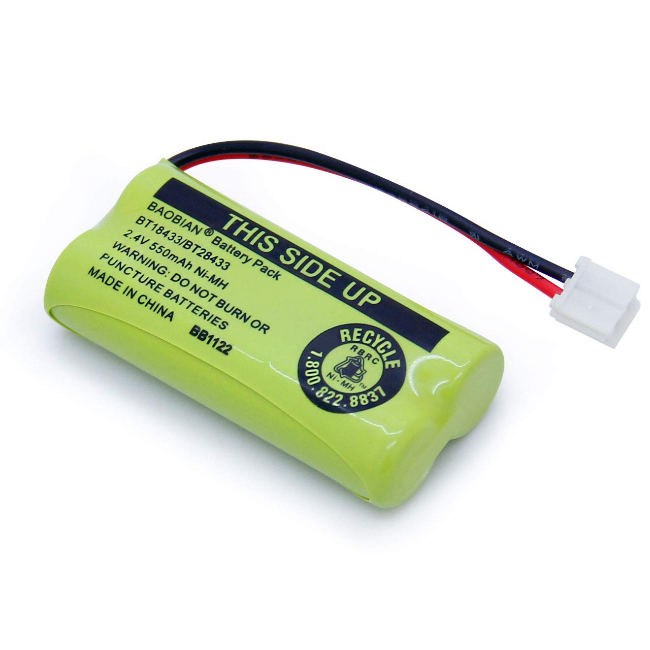 Baobian Bt18433/Bt28433 2.4V 550Mah Ni Mh Bt184342/Bt284342 Cordless Phone Battery Bt8000/Bt8001 Bt 6010 Bt 8300 Bt 1011 Bt 1018