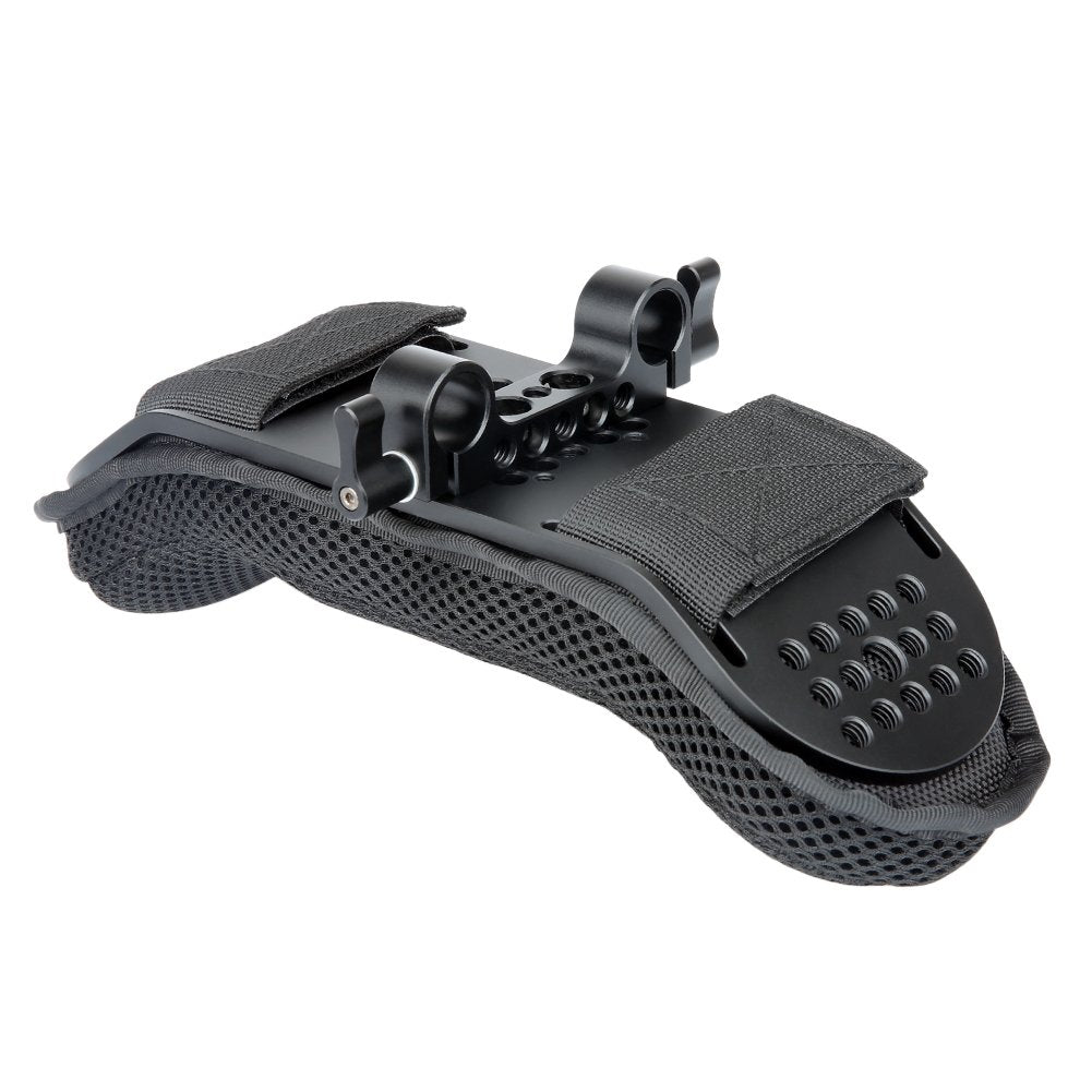 Niceyrig Steady Shoulder Mount/Shoulder Pad For Video Camcorder Camera Dv/Dc Support System Dslr Rig (15Mm Railblock)