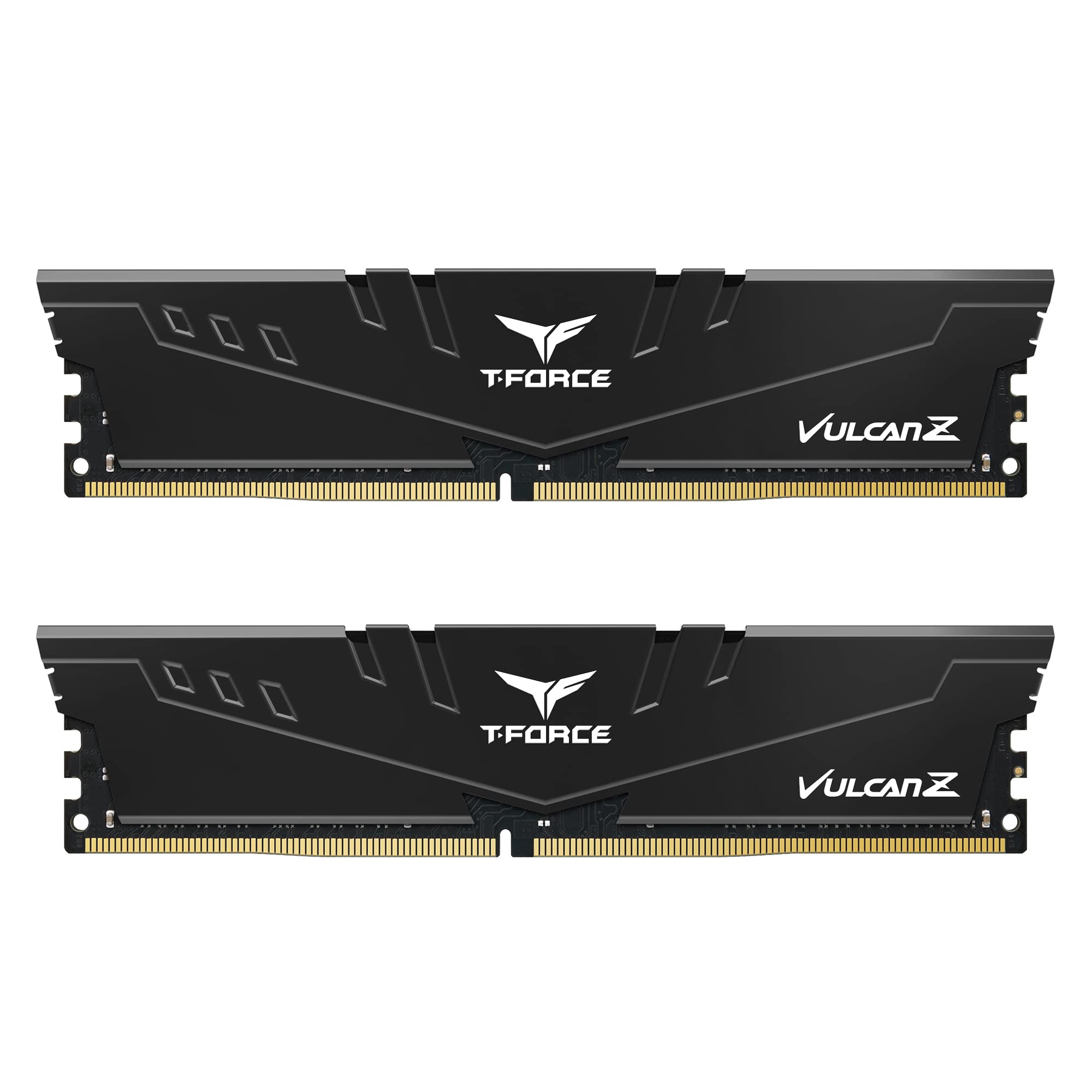 Teamgroup T Force Vulcan Z Ddr4 16Gb Kit (2X8Gb) 3600Mhz (Pc4 28800) Cl18 Desktop Memory Module Ram Black Tlzbd416G3600Hc18Jdc01