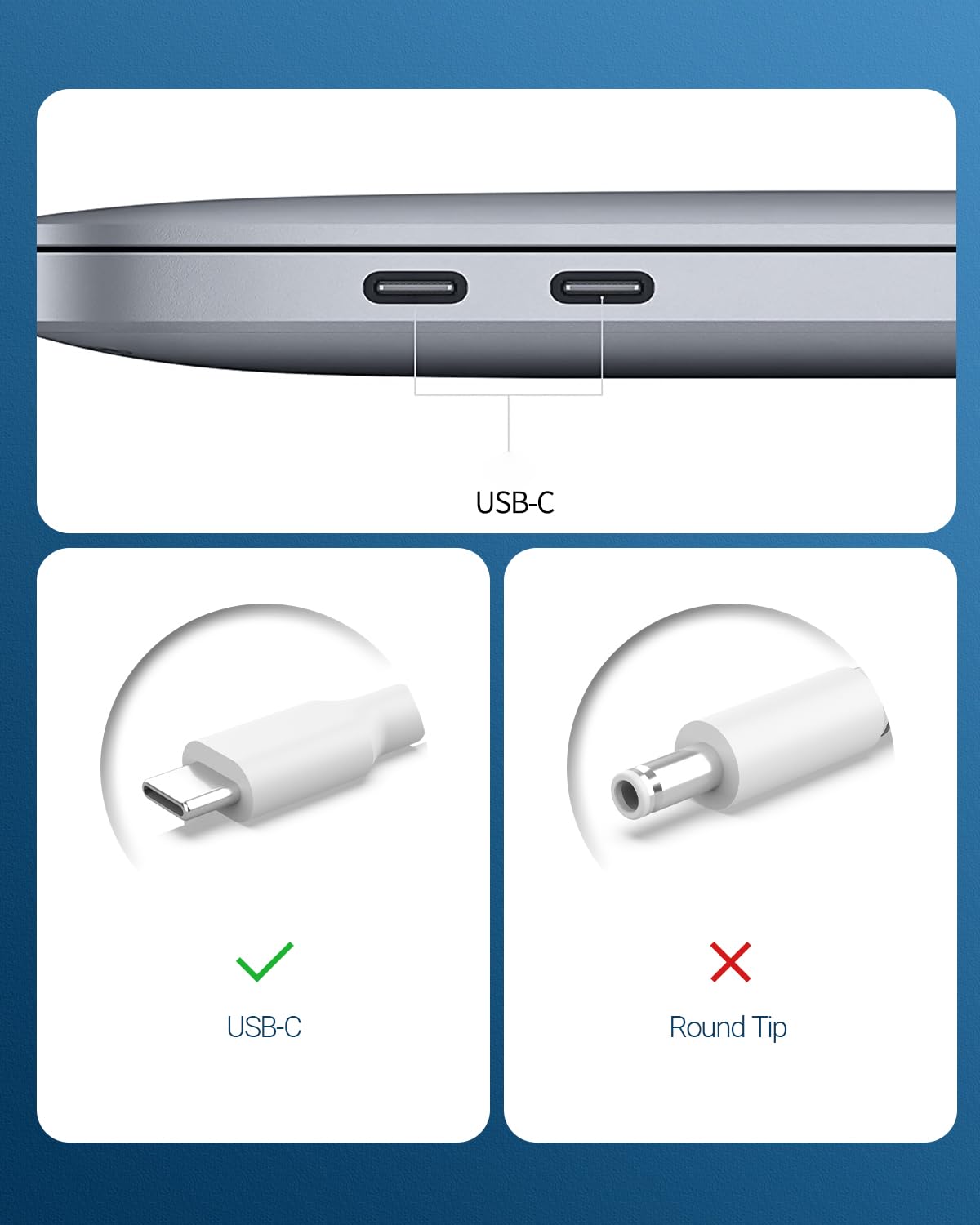 65W Usb C Laptop Charger For Samsung Galaxy Book 360, Galaxy Book Pro 13.3'' 15.6'' Ep Ta865 Np950Qdb Np930Qdb Np935Qdc Np950Xdb