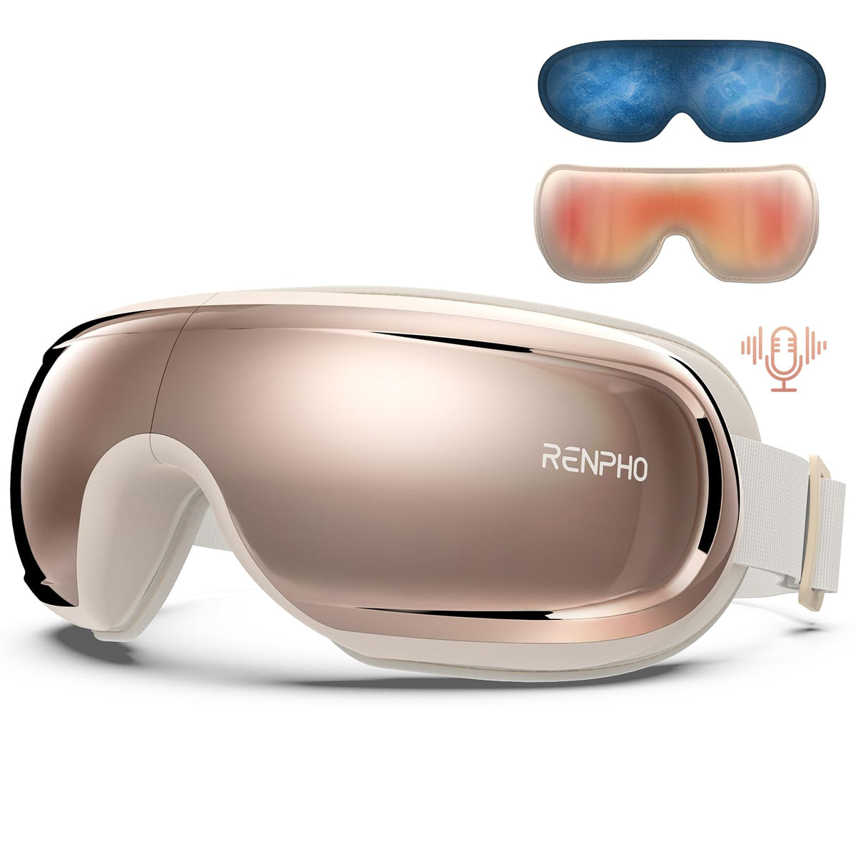 Renpho Eye Massager With Heat And Cooling, Birthday Valentine'S Day Gifts For Women, Eyeris 3 Ros   Eye Massager Fsa Hsa, Eye Sl