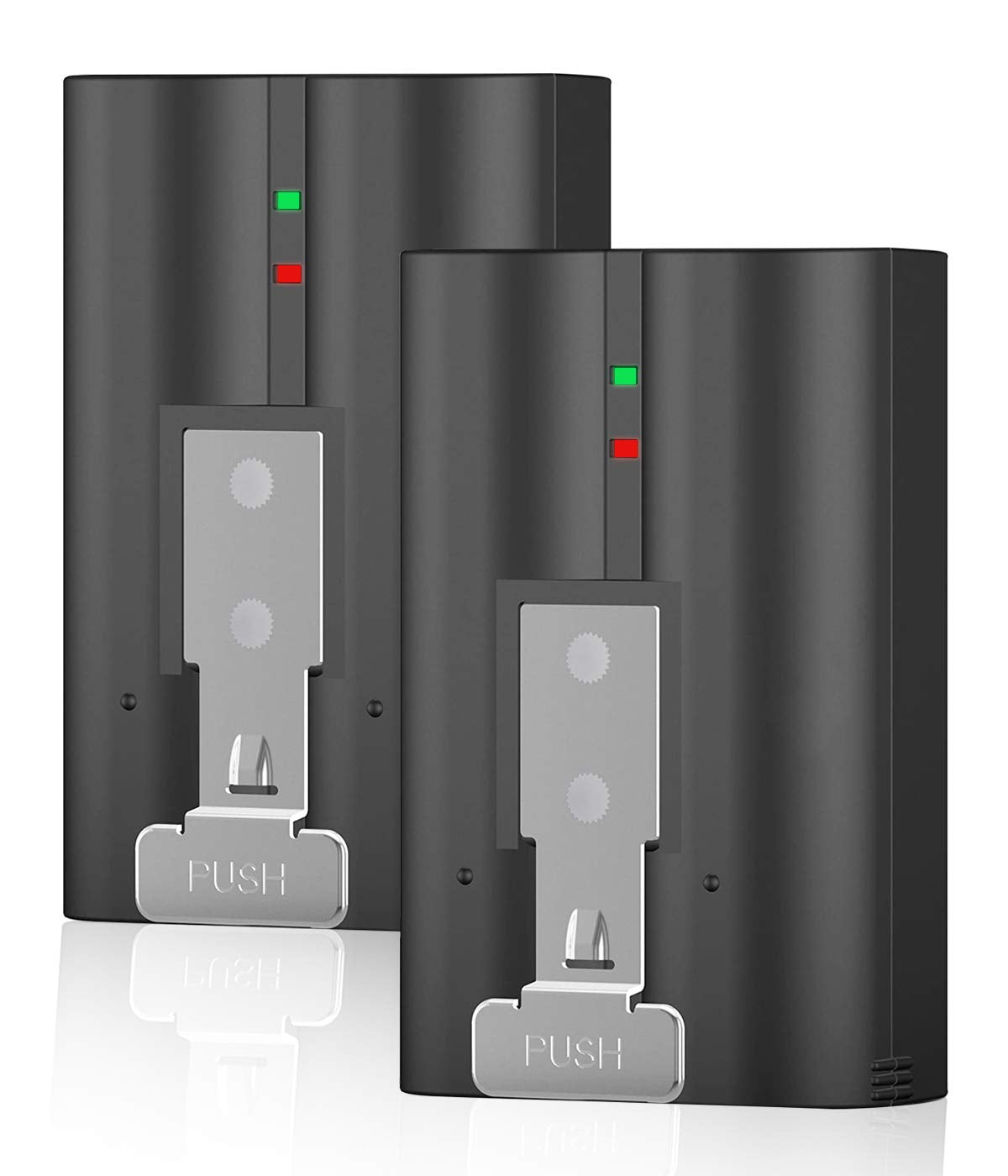 2 Pack 6040Mah Replacement Battery With Charger Station For Ring Doorbell Camera 2/3/4, Spotlight Camera And Stick Up Cam, Recha