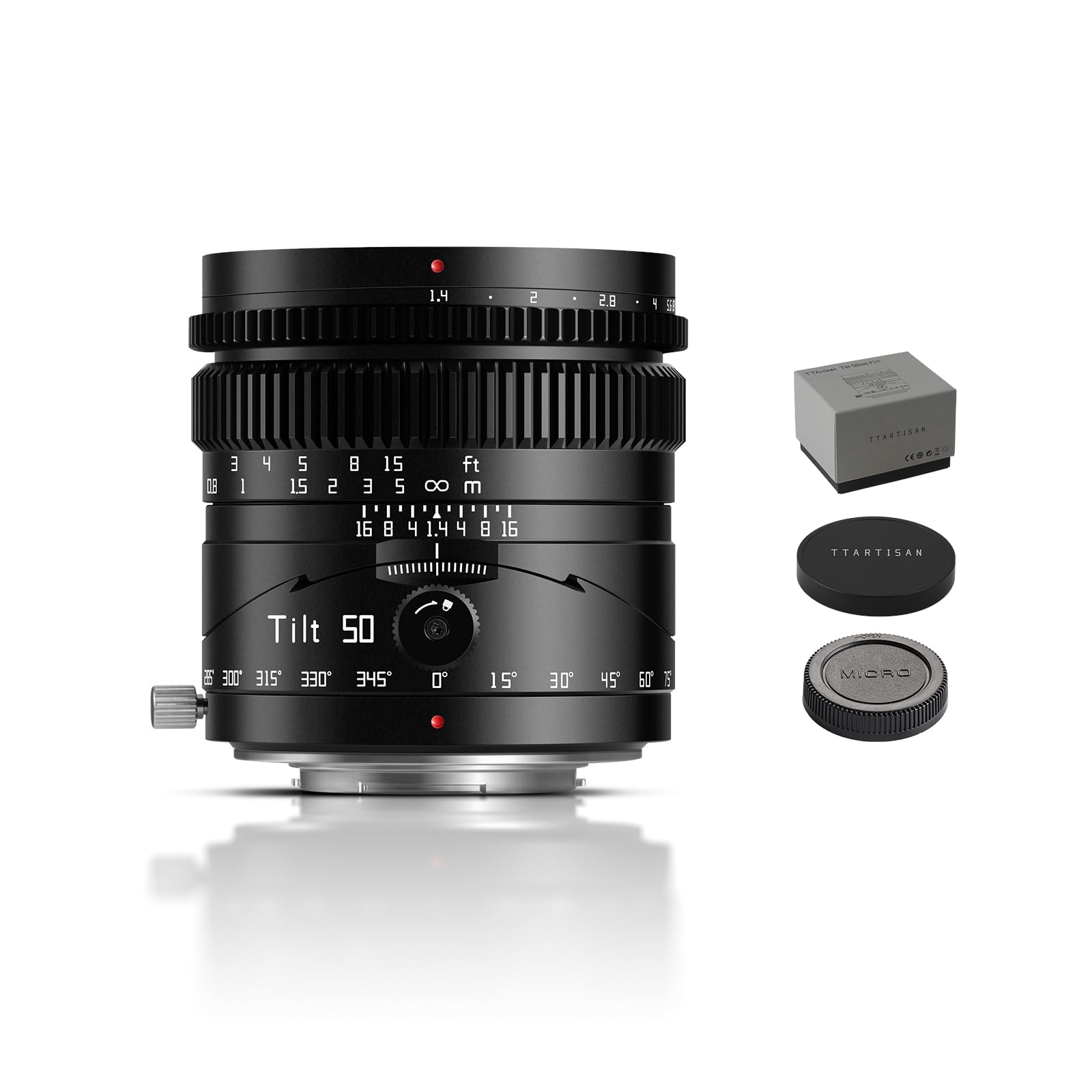Ttartisan Tilt 50Mm F1.4 Lens Full Frame Manual Portrait Lenses Large Aperture Mirrorless Camera For Mft M43 Mount G85 Gx9 G7 Gf9 Gf8 Gf7 Pen F Epl9 Epl8 Epl7 E M1 E M5 E M10 E M10Ii E M10Iv