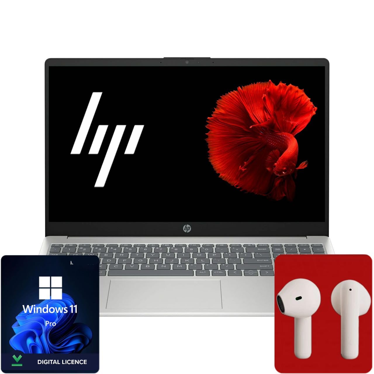 Hp Flagship Windows 11 Pro Laptop | Bluetooth Earphones | 64Gb Ram | 1Tb Ssd | 15.6'' Full Hd Display | Intel Fast Multi-Tasking