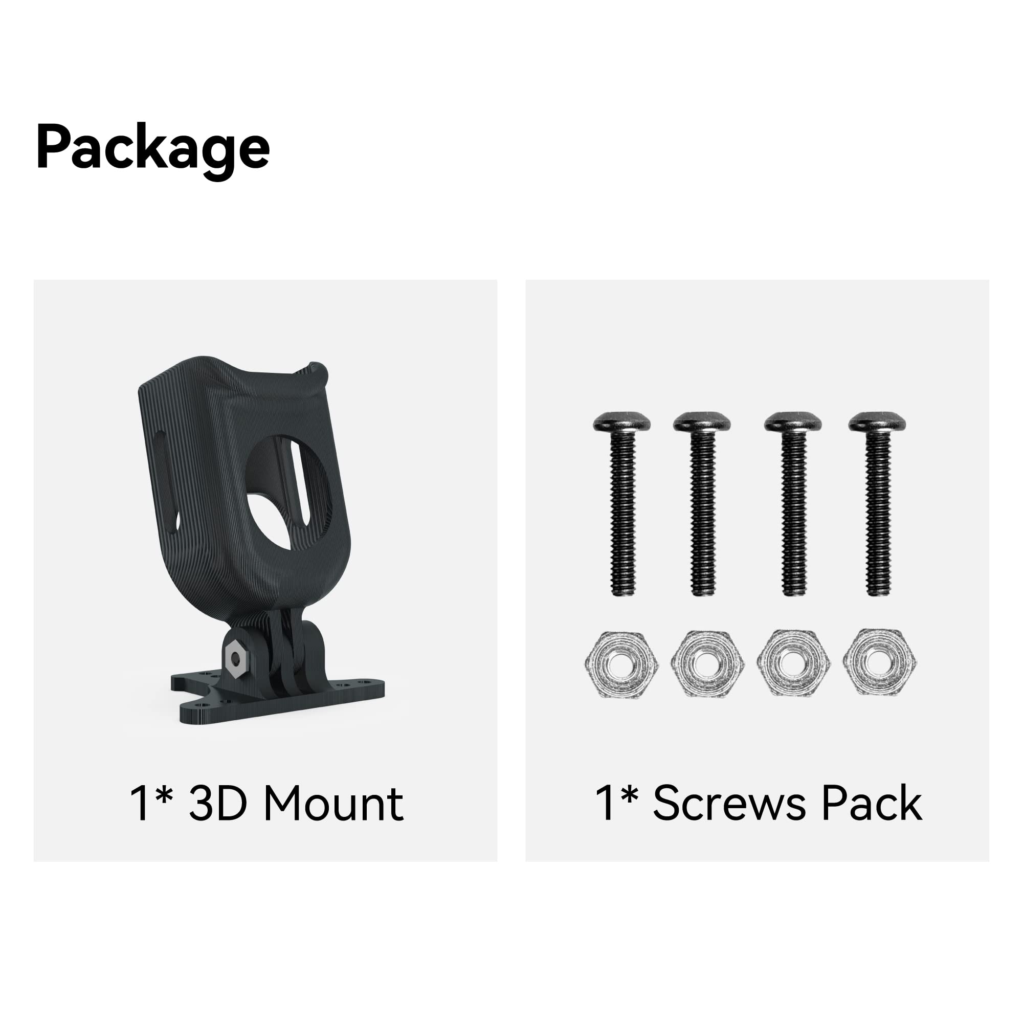 Runcam Thumb Pro Accessories: 3D Printed Vertical Fixed Mount For Thumb Pro