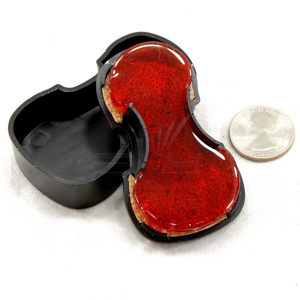 Yeanling Big Black Violin Shaped High Quality Rosin For Violin Viola Cello, Light And Low Dust