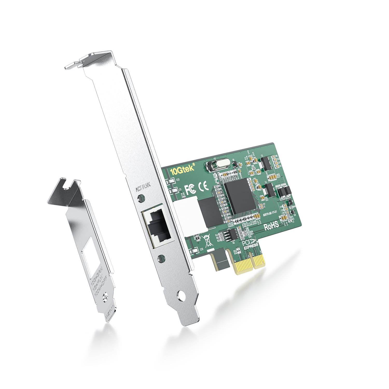 10/100/1000Mbps Network Card With Intel 82574L Chipset, 1G Nic Gigabit Pci E Server Adapter, Compatible With Intel Expi9301Ct /