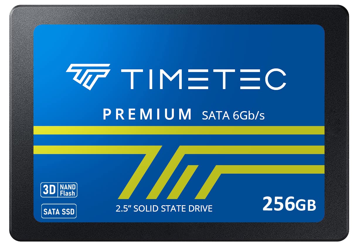 Timetec 256Gb Ssd 3D Nand Sata Iii 6Gb/S 2.5 Inch 7Mm (0.28') Read Speed Up To 550 Mb/S Slc Cache Performance Boost Internal Solid State Drive For Pc Computer Desktop And Laptop (256Gb)