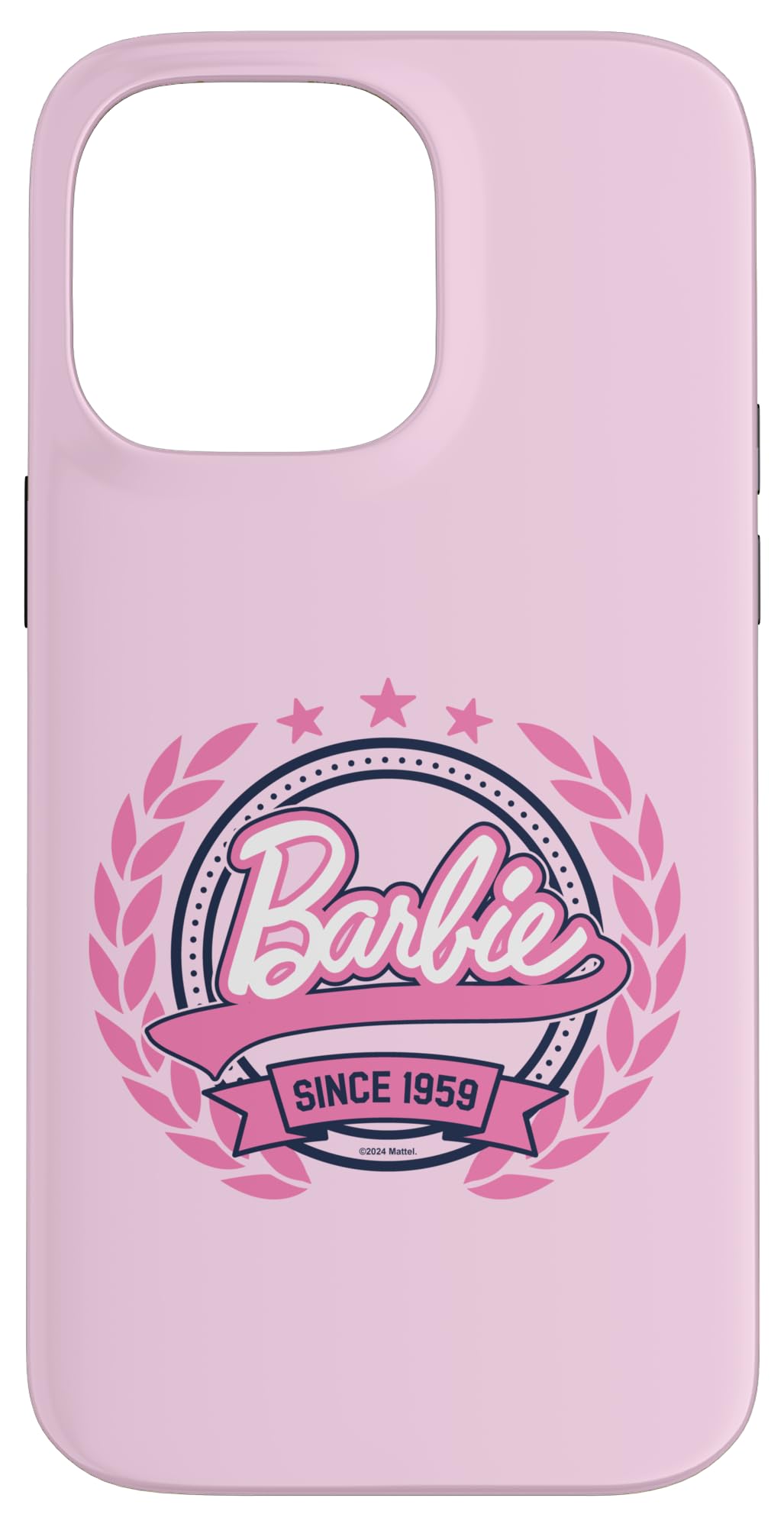 Iphone 14 Pro Max Barbie   Varsity Collegiate Seal Since 1959 Logo Case