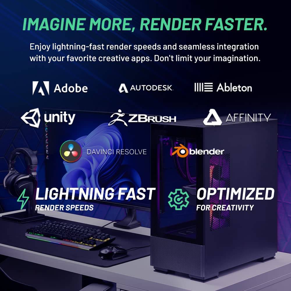 Skytech Gaming Azure Gaming Pc Desktop � Amd Ryzen 7 7700X 4.5 Ghz, Nvidia Rtx 4070, 1Tb Nvme Ssd, 32Gb Ddr5 Ram Rgb, 650W Gold Psu, 360Mm Aio, 11Ac Wi Fi, Windows 11 Home 64 Bit,Black