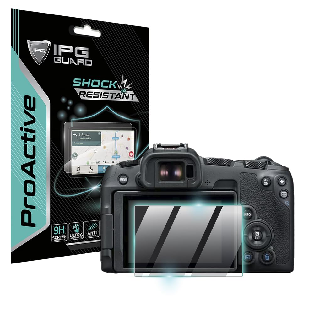 IPG ProActive for CANON Eos R8 - R50 Camera Display (2 Units) 9H Hardness Screen Protector Smooth Glass Touch Ultra Responsive H