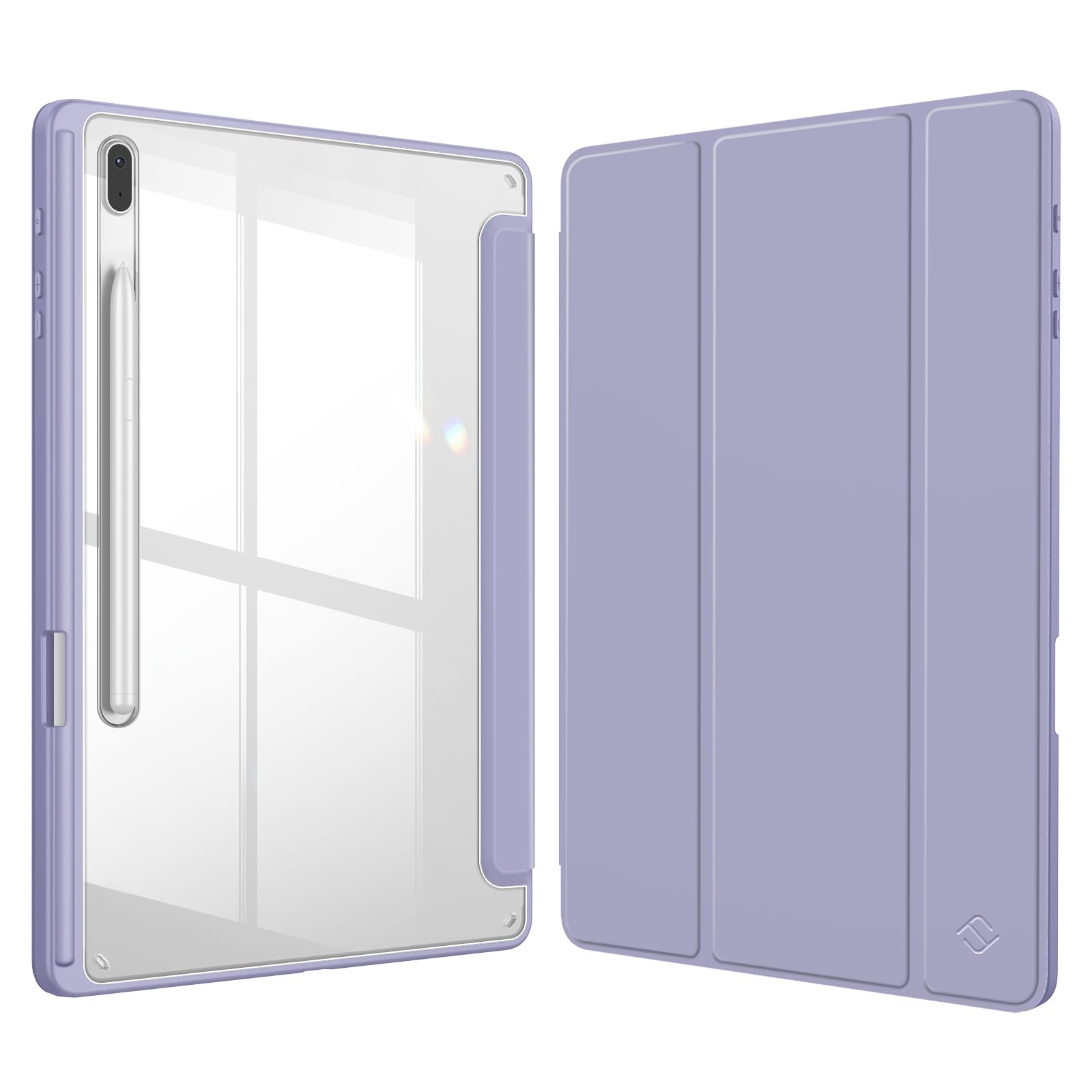 Fintie Hybrid Slim Case for Samsung Galaxy Tab S8 Plus 2022/S7 FE 2021/S7 Plus 2020 12.4 Inch with S Pen Holder, Shockproof Cove