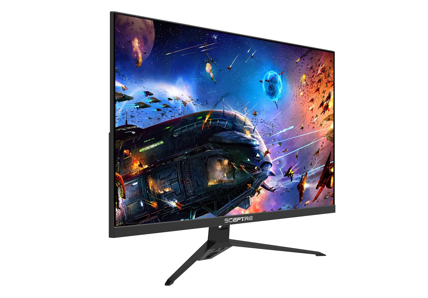 Sceptre 27 Inch Ips Gaming Monitor Up To 165Hz Displayport Hdmi 300 Lux Build In Speakers, Machine Black (E278B Fpt168)