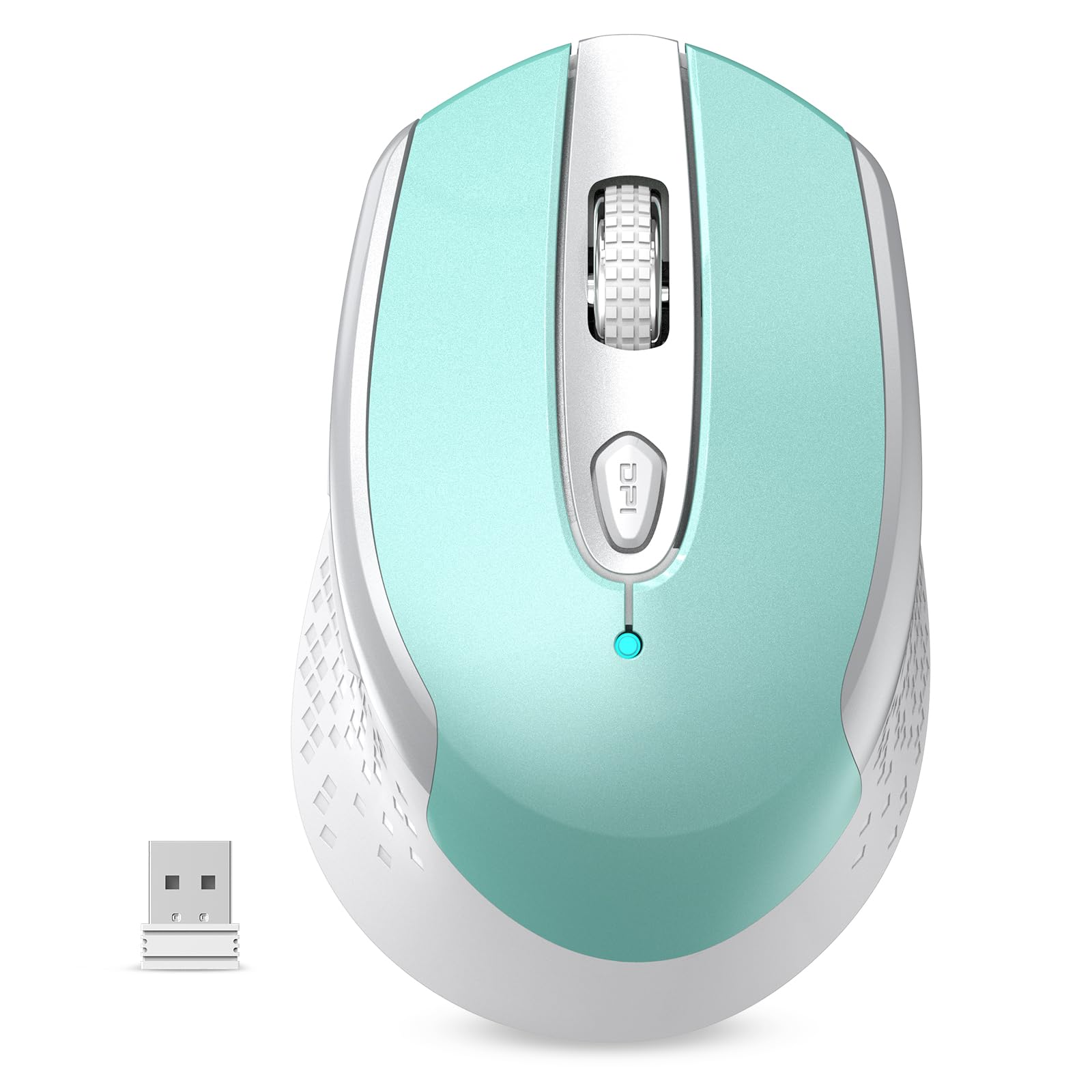Racegt Wireless Mouse, Computer Mouse For Laptop, 2.4G Portable Silent Mouse, Plug & Play, Ergonomic Optical Mouse For Deskbtop,