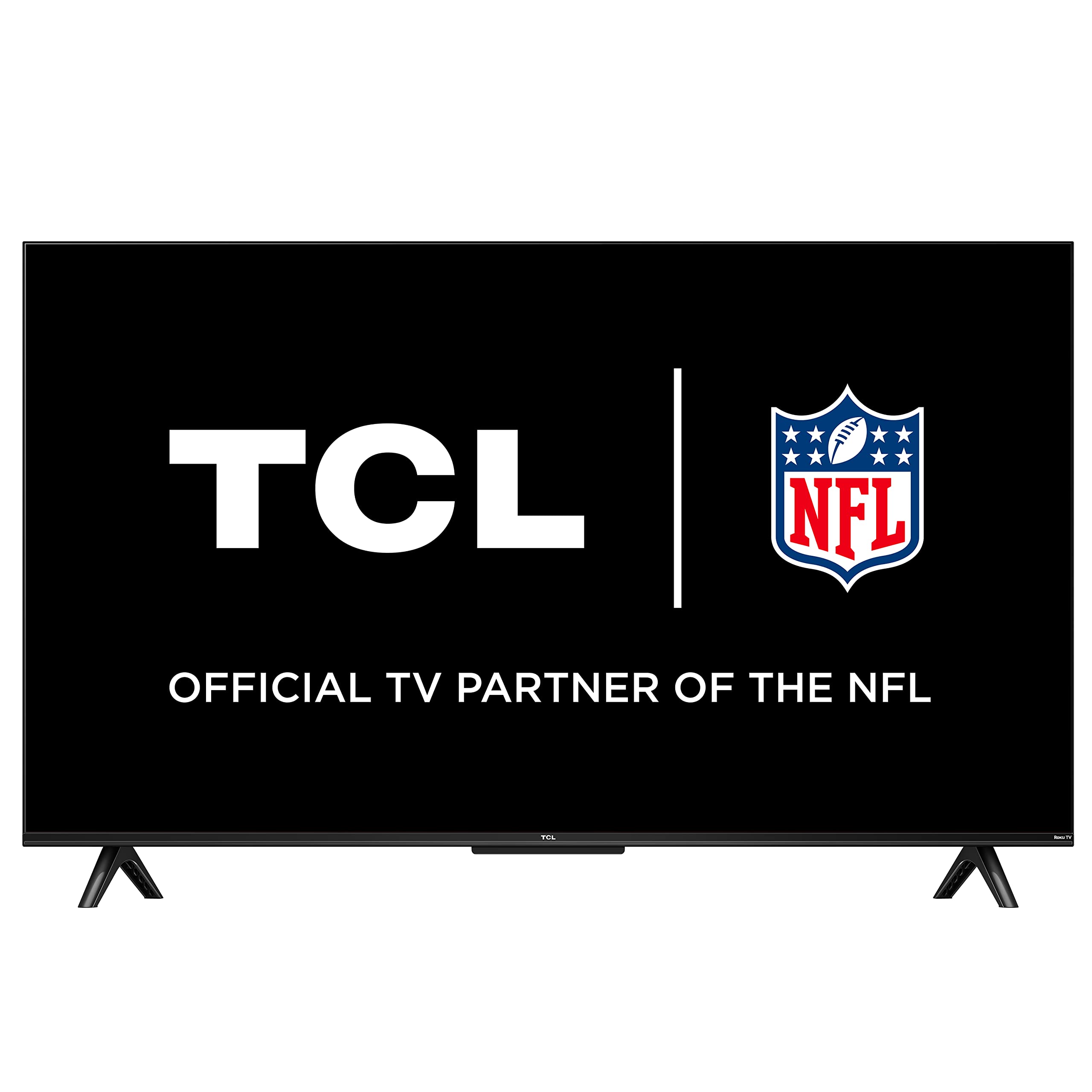 Tcl 43'' Class 4 Series 4K Uhd Hdr Smart Roku Tv   43S455, Black