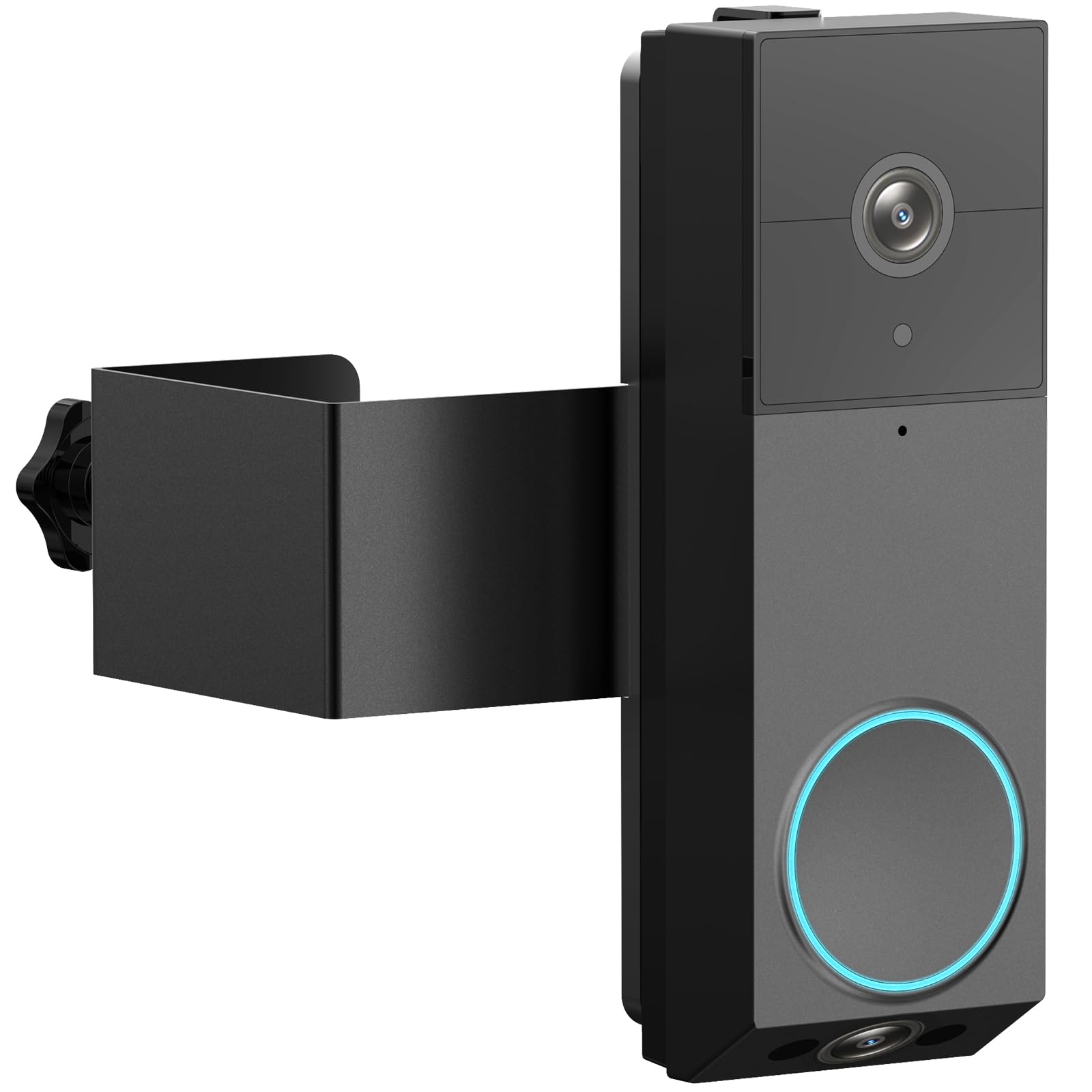 Anti Theft Doorbell Mount For Wyze Duo Cam Doorbell Only, No Drill Wyze Doorbell Camera Mount, Not Blocking Doorbell Sensor, Met