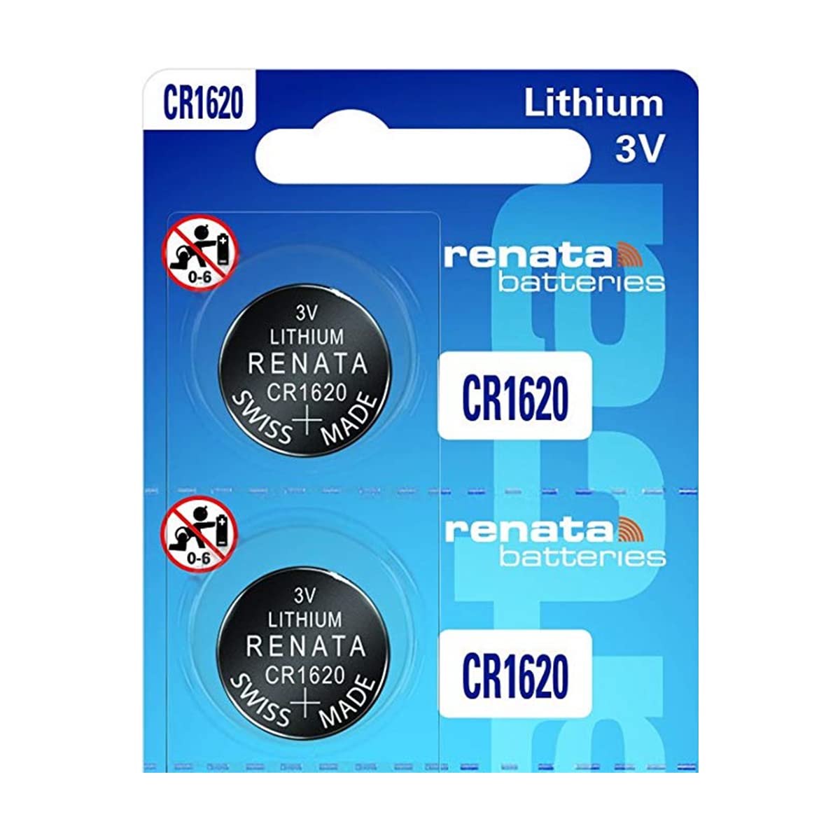 Renata Cr1620 Batteries   3V Lithium Coin Cell 1620 Battery (2 Count)