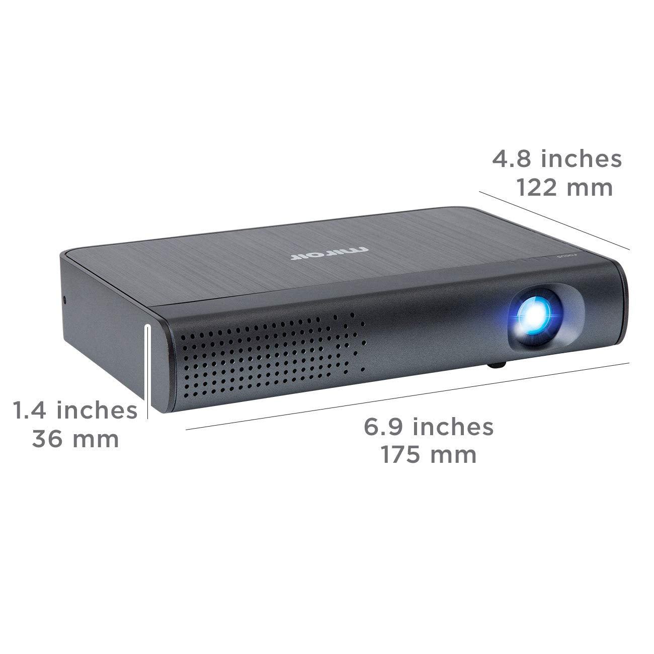 Miroir Hd Pro M289, Native 1920 X 1080P (Full Hd) Portable Battery Powered Projector