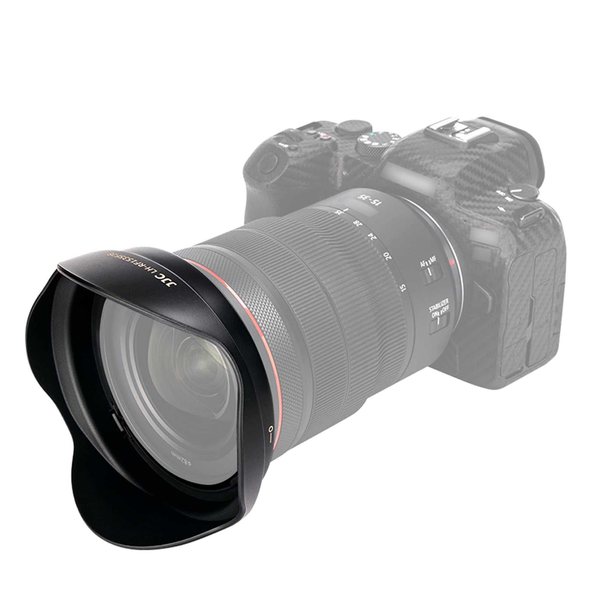 Rf 15 35Mm Lens Hood, Ew 88F Hood, Jjc Lh Rf1535F28 Dedicated Petal Bayonet Mount Hood Shade, Reversible Non Glare Matte Finish,