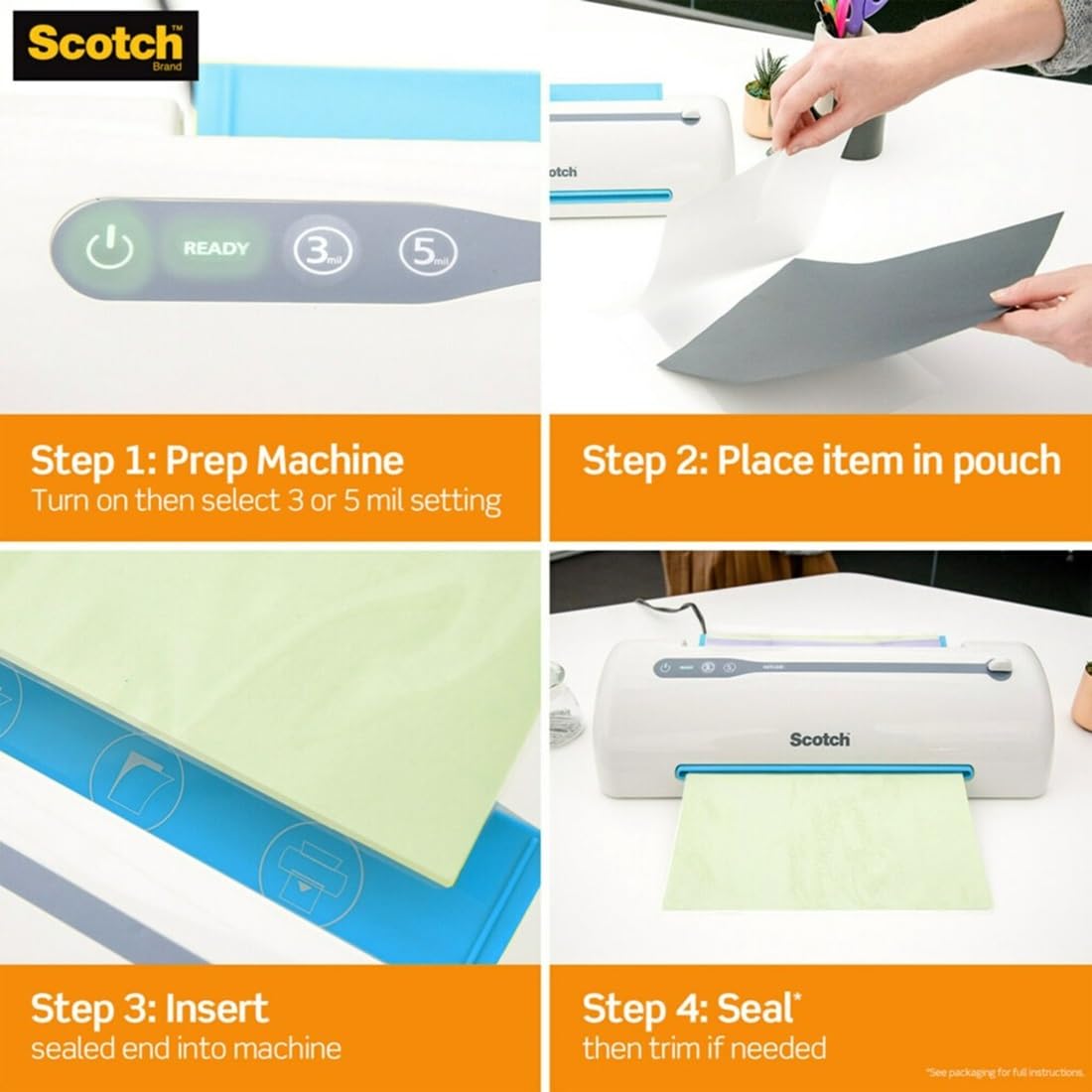 Scotch Thermal Laminator, Extra Wide 13 Inch Input, Ideal For Teachers, Small Offices, Or Home (Tl1302X)