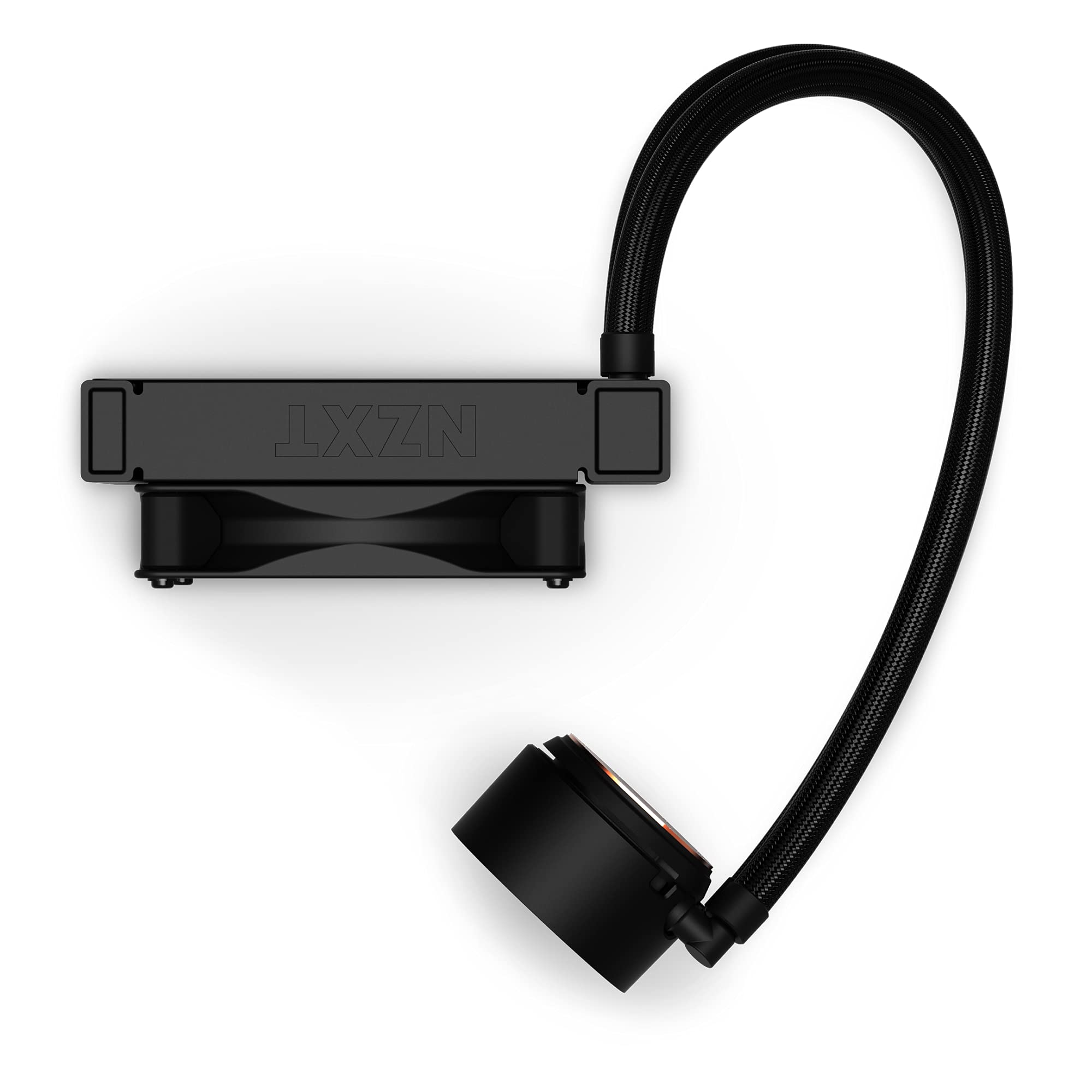 Nzxt Kraken 120   Rl Kr120 B1   Aio Rgb Cpu Liquid Cooler   Quiet And Effective   Silent Operation   Ring Rgb Leds   Aer P 120Mm Radiator Fans (Included),Black