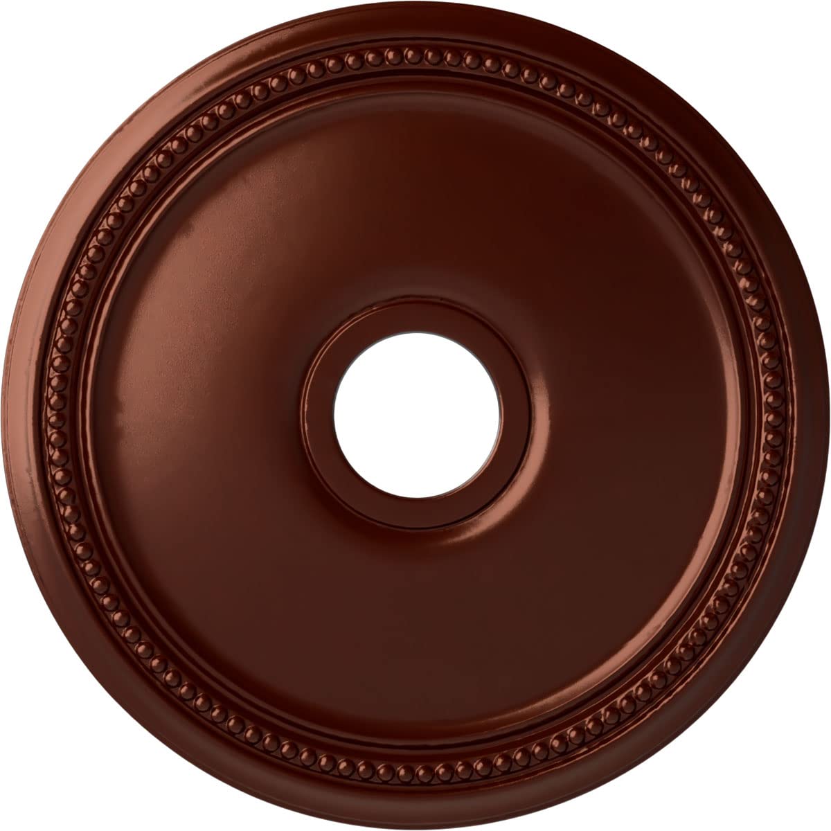 Ekena Millwork CM18DIACS Diane Ceiling Medallion, 18OD x 3 5/8ID x 1 1/8P (Fits Canopies up to 5 3/8), Hand-Painted Antique Copp