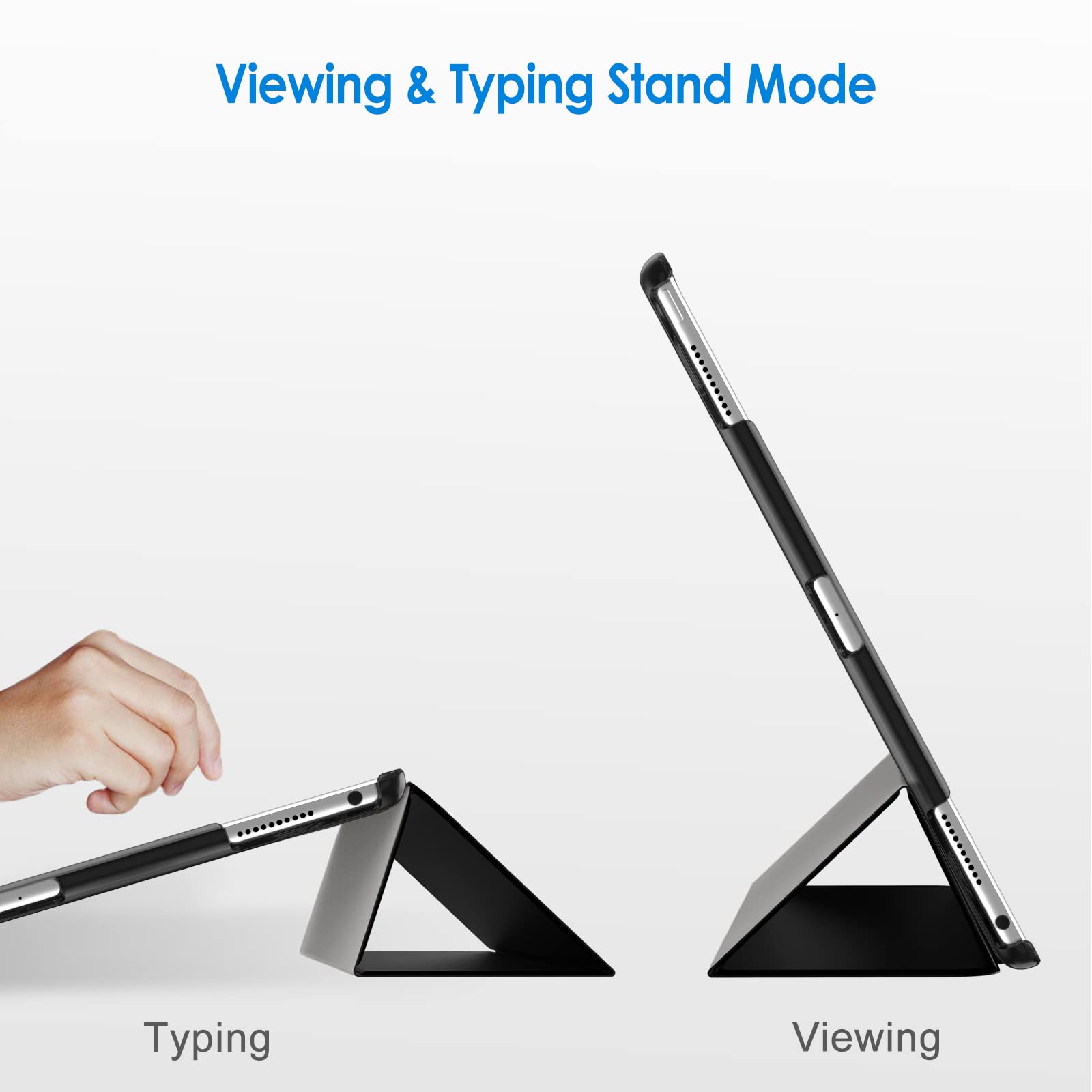 Jetech Case For Ipad Pro 12.9 Inch (1St And 2Nd Generation, 2015 And 2017 Model), Auto Wake/Sleep (Black)