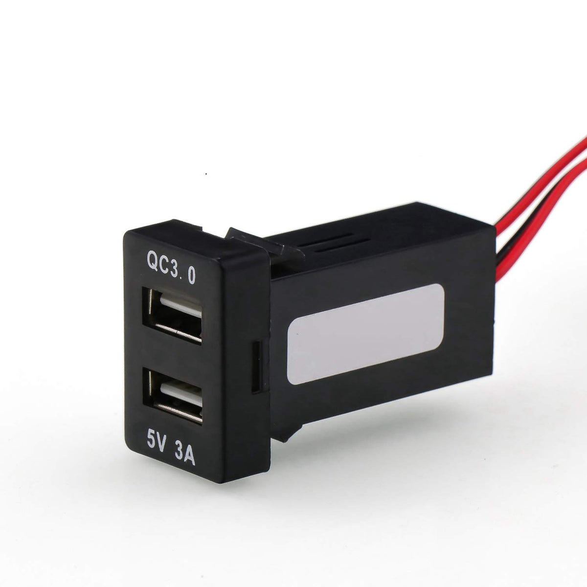 Qc3.0+5V 3A Dual Usb Power Socket, Quick Charge Car Charger Usb Adapter For Smart Phone Pda Android Gps Use For Toyota
