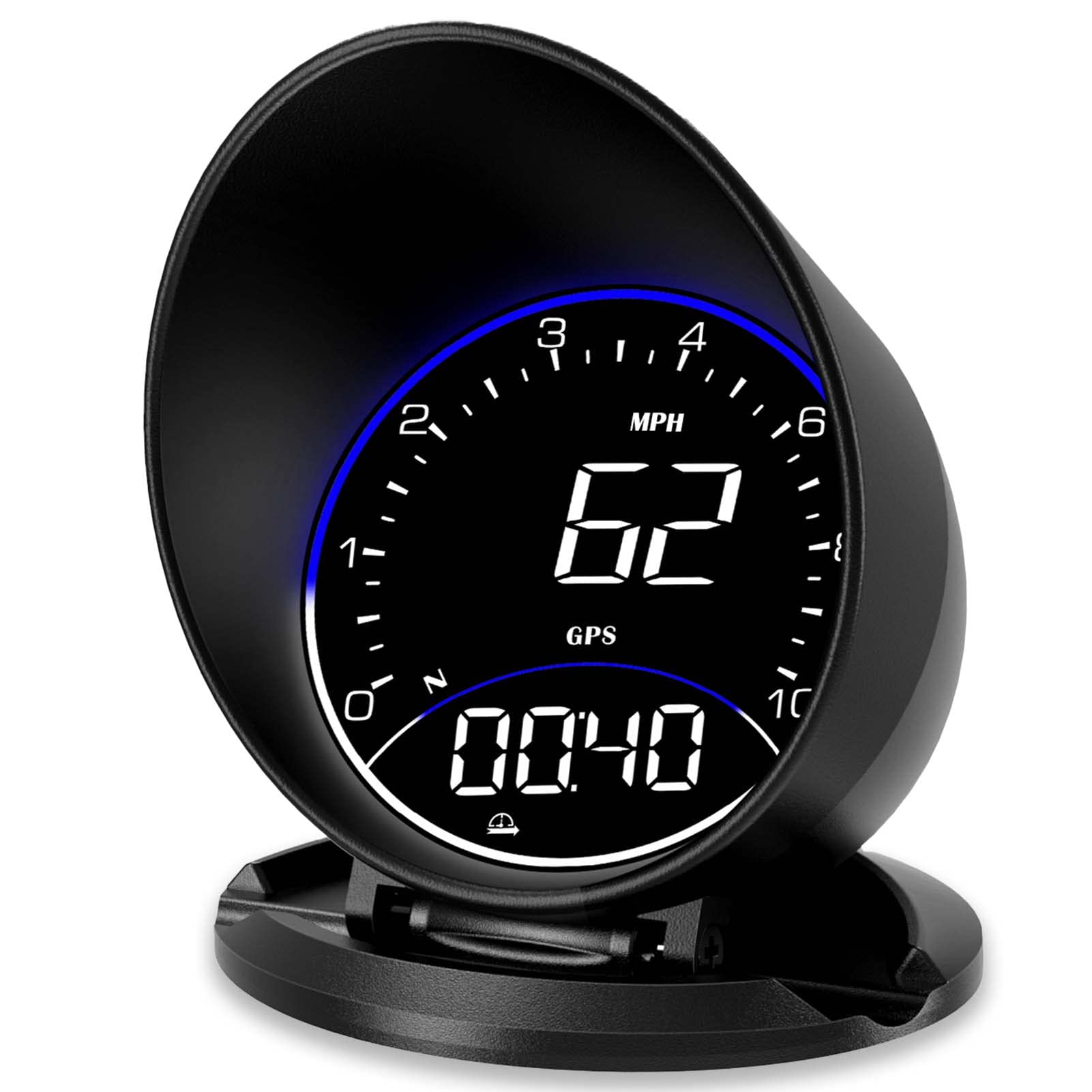 Acecar Digital Gps Speedometer, Car Universal Hud Head Up Display With Gps Speed Mph, Driving Direction Compass, Altitude, Drivi