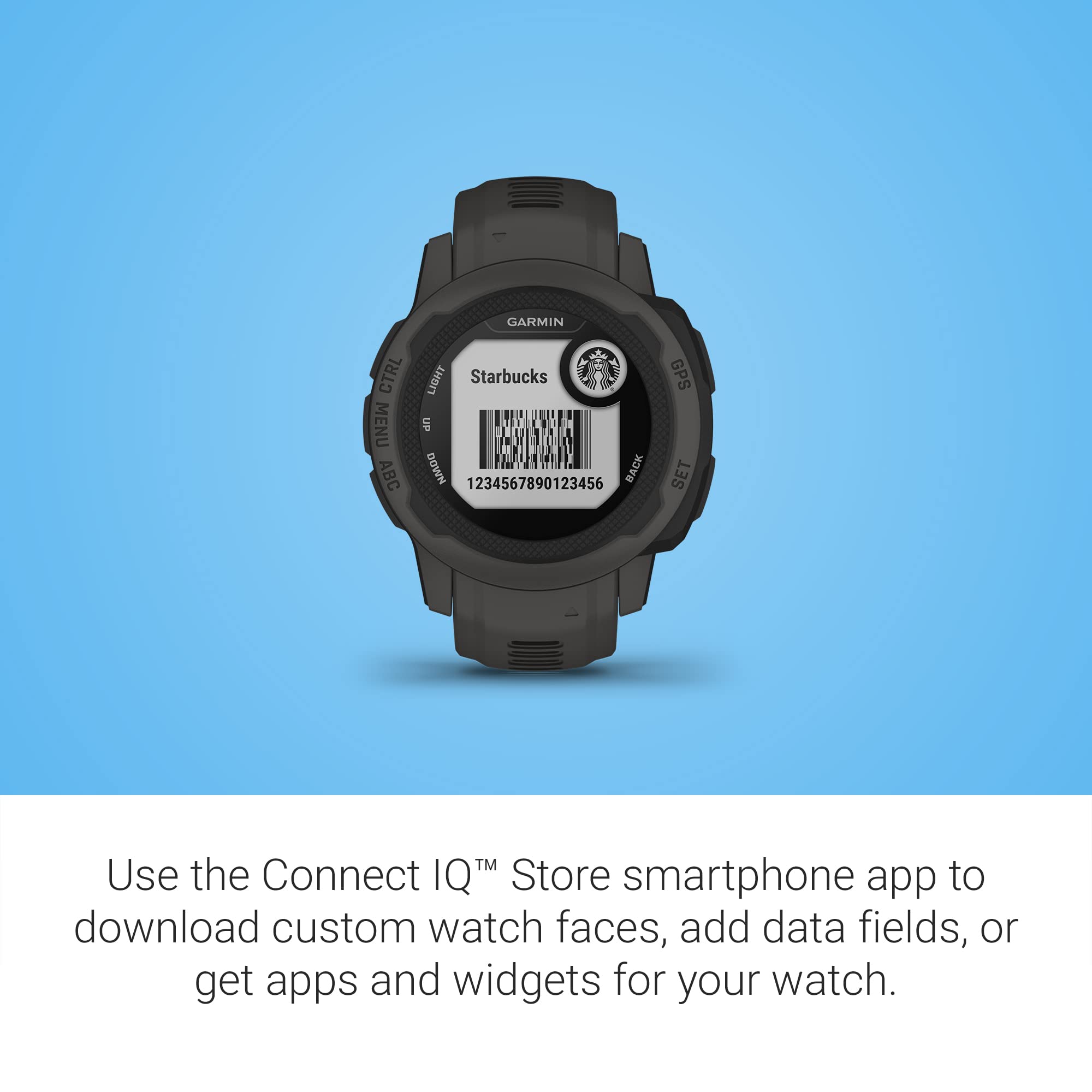 Garmin Instinct 2S, Smaller-Sized Gps Outdoor Watch, Multi-Gnss Support, Tracback Routing, Graphite, 40 Mm