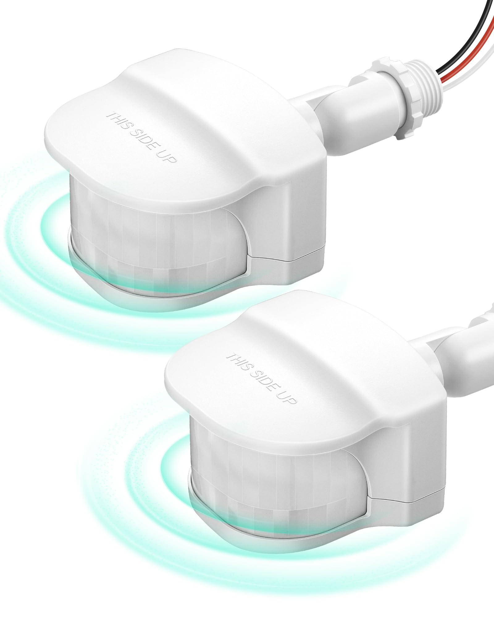 Edishine Outdoor Motion Sensor, 240 Detection Range & 60Ft Detection Distance, 120V Ac Replacement Motion Sensor, Dusk To Dawn M