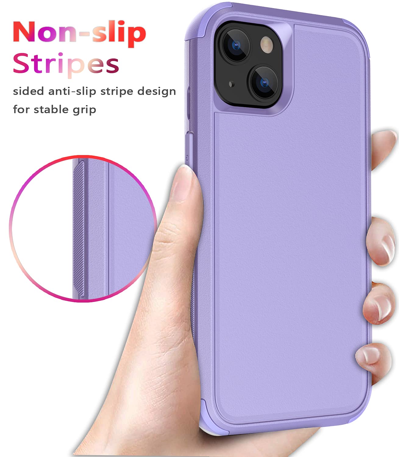 Diverbox For Iphone 13 Case [Shockproof] [Dropproof] [Dust Proof],Heavy Duty Protection Phone Case Cover For Apple Iphone 13 (Pu