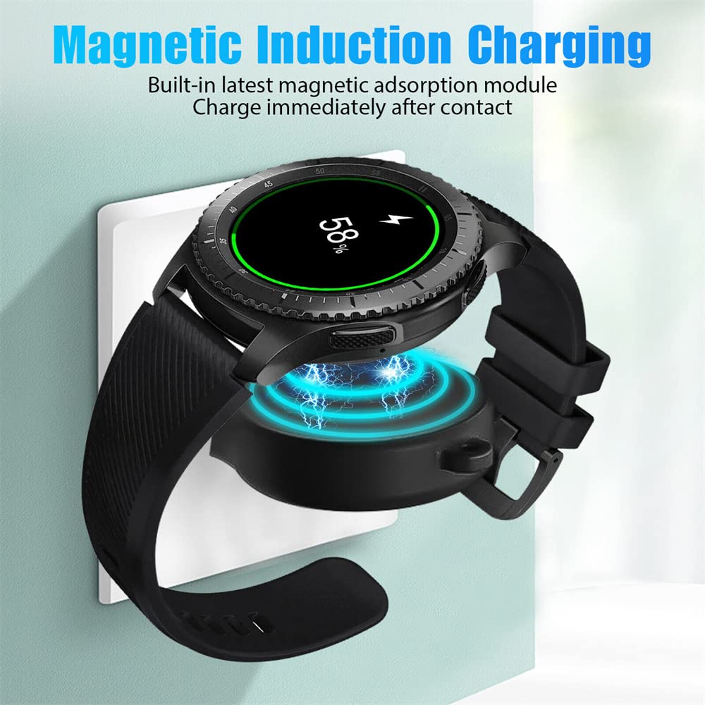 Portable Samsung Galaxy Watch 5 Charger Usb Travel Cordless Wireless Charger Keychain For Samsung Galaxy Watch 5 Pro Watch 4 Cla