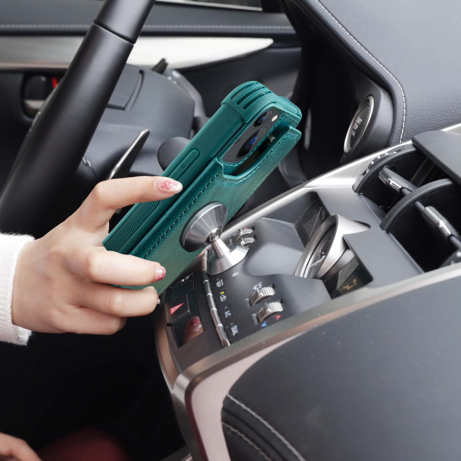 Vanavagy Wallet Case Compatible For Iphone 14 Plus/15 Plus For Women Men,Pu Leather Flip Folio Phone Case Cover Fits Magnetic Ca