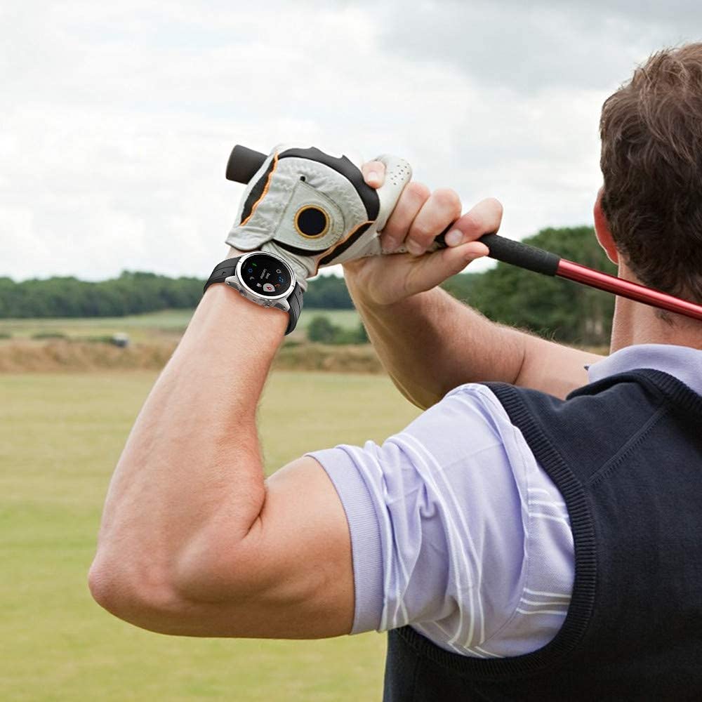 Notocity Compatible With Fenix 5S Plus Band Silicone Sport Watch Bands For Fenix 5S/Fenix 7S/Fenix 6S/Fenix 6S Pro/D2 Delta S Sm